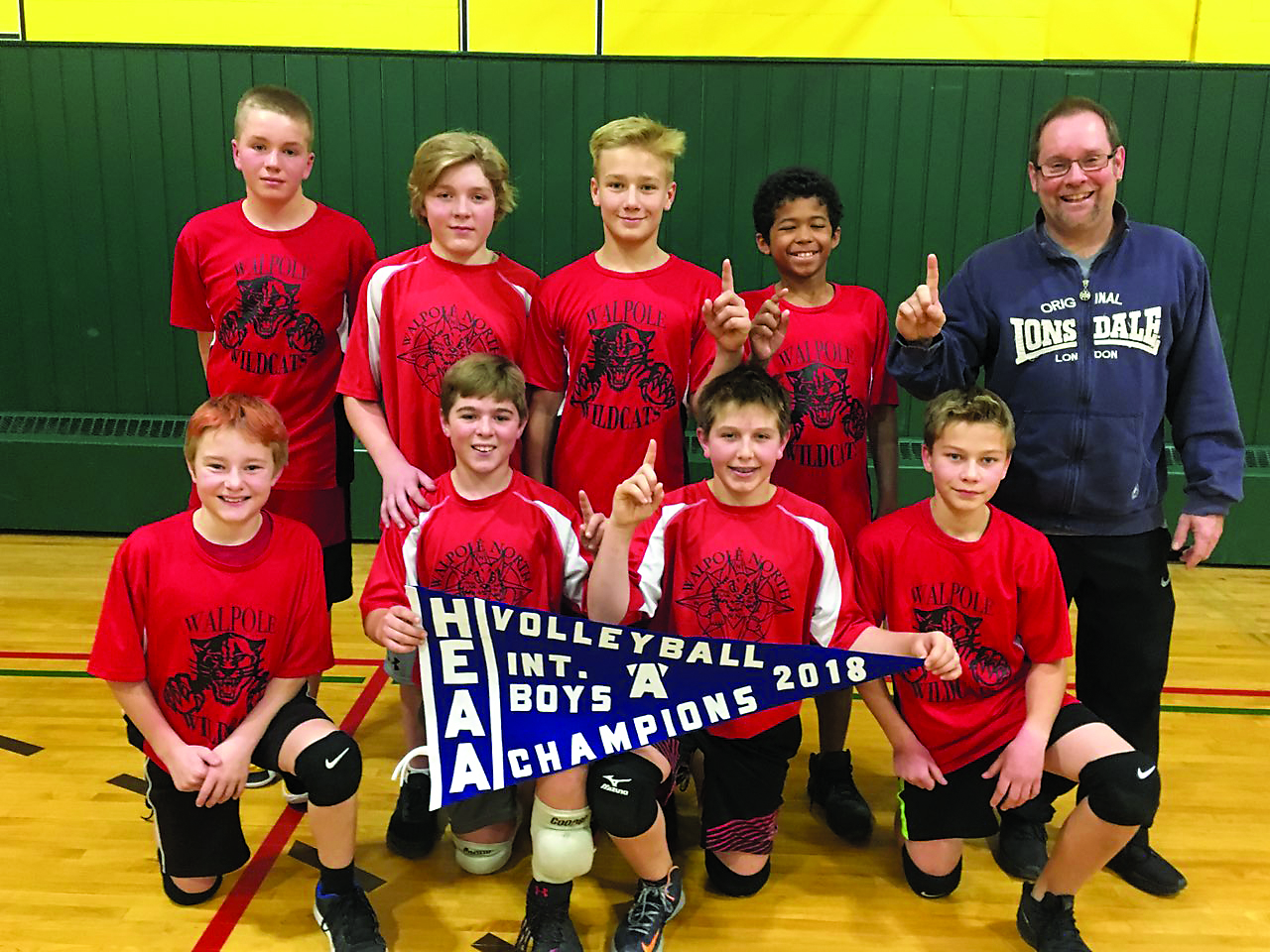 Featured image for Walpole North comes out on top in intermediate boys volleyball tournament