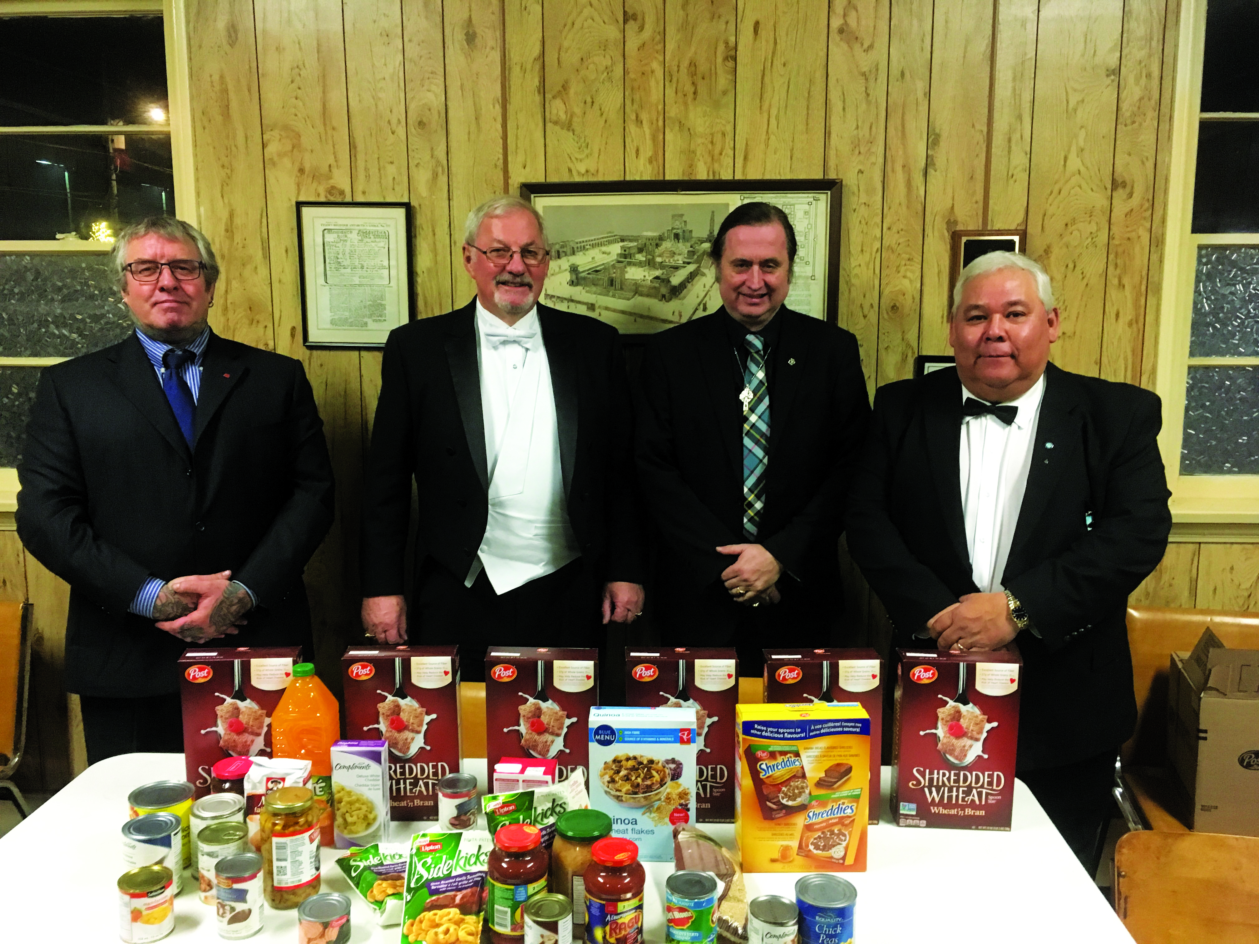 Featured image for Hiram #319 Donates to Hagersville Food Bank