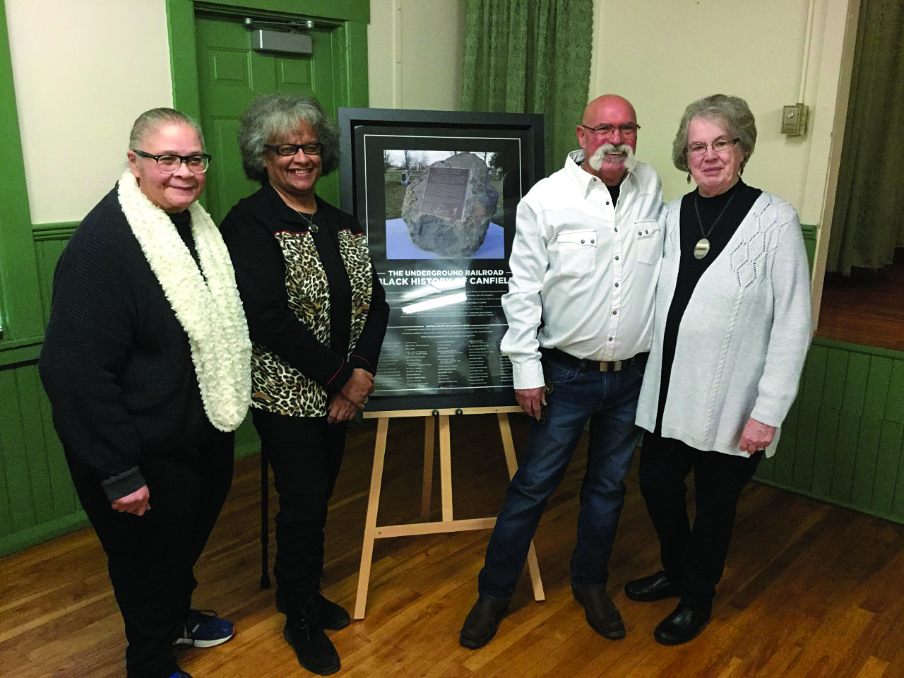 Featured image for Donors recognized for Canfield Underground Railroad marker