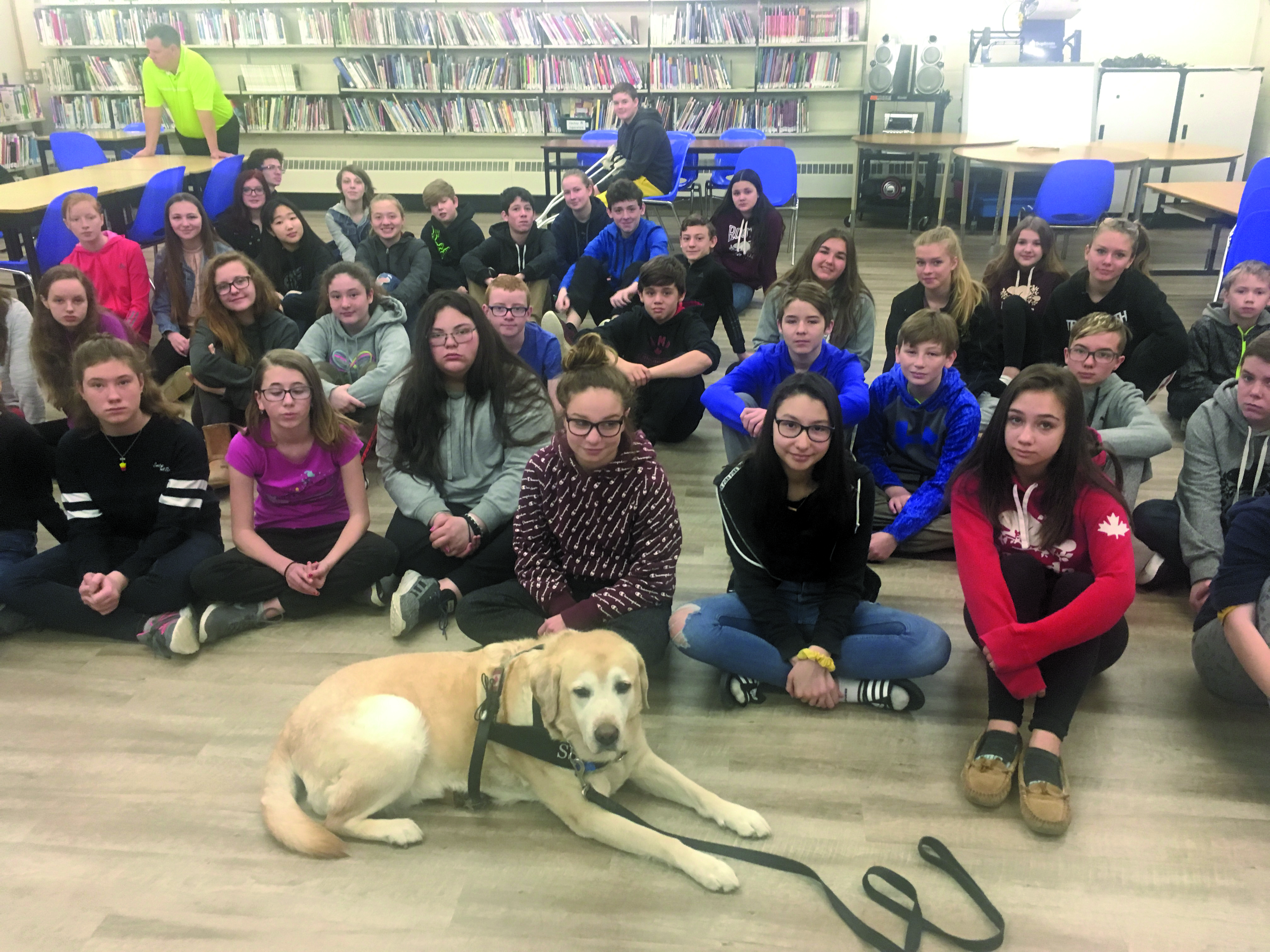 Featured image for Dog guide visits local school