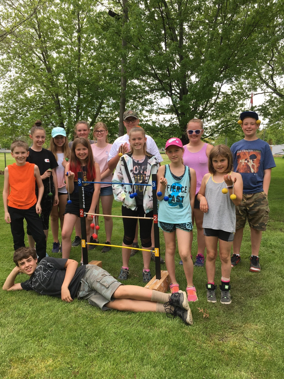 Featured image for Haldimand 4-H plays backyard games