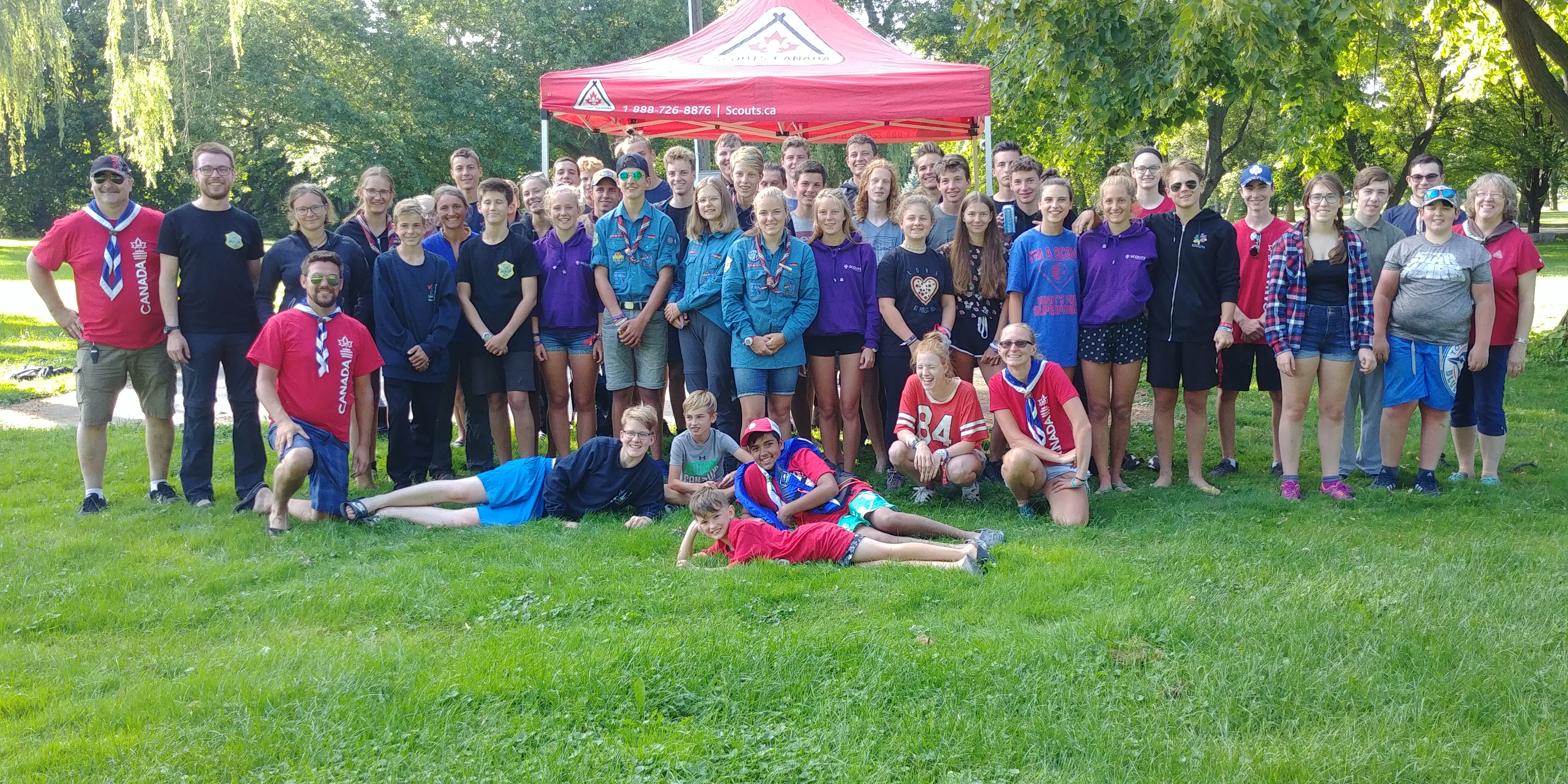 Featured image for Haldimand scout groups host international scouts