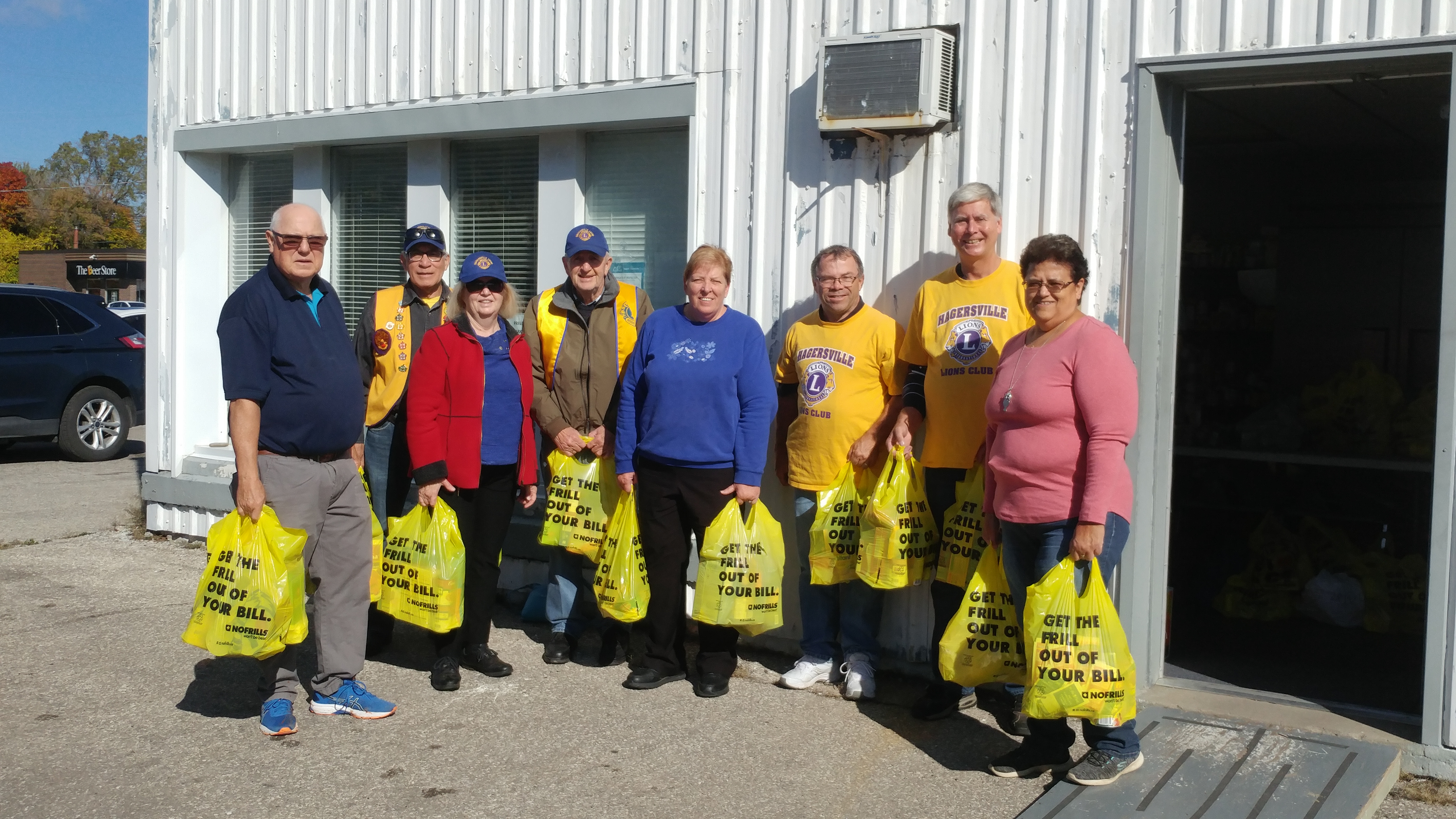 Featured image for Hagersville Lions hold record-breaking food drive, donate money