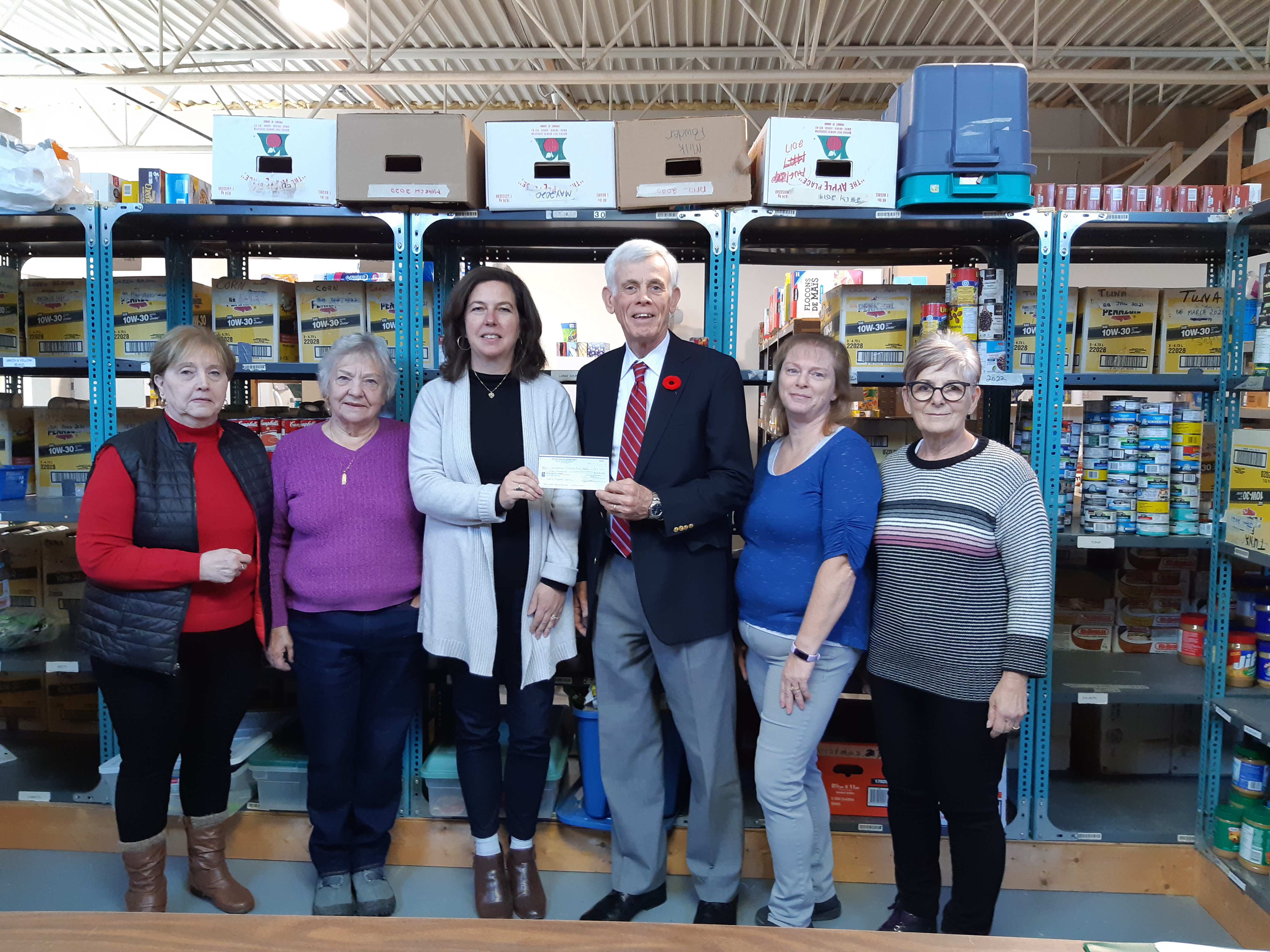 Featured image for $5,000 donated to Caledonia Food Bank