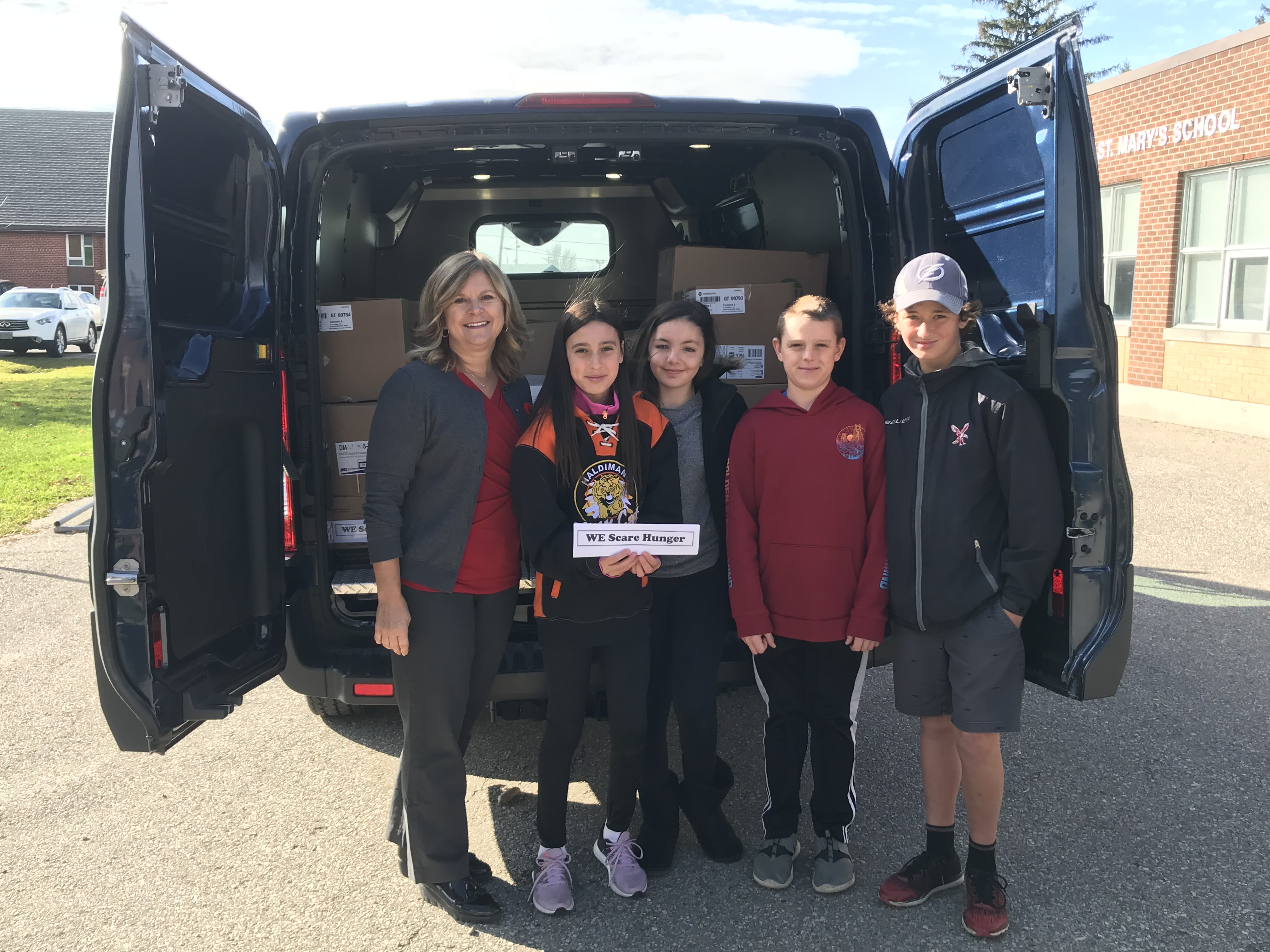 Featured image for We Scare Hunger campaign collects over 1,000 items for food bank