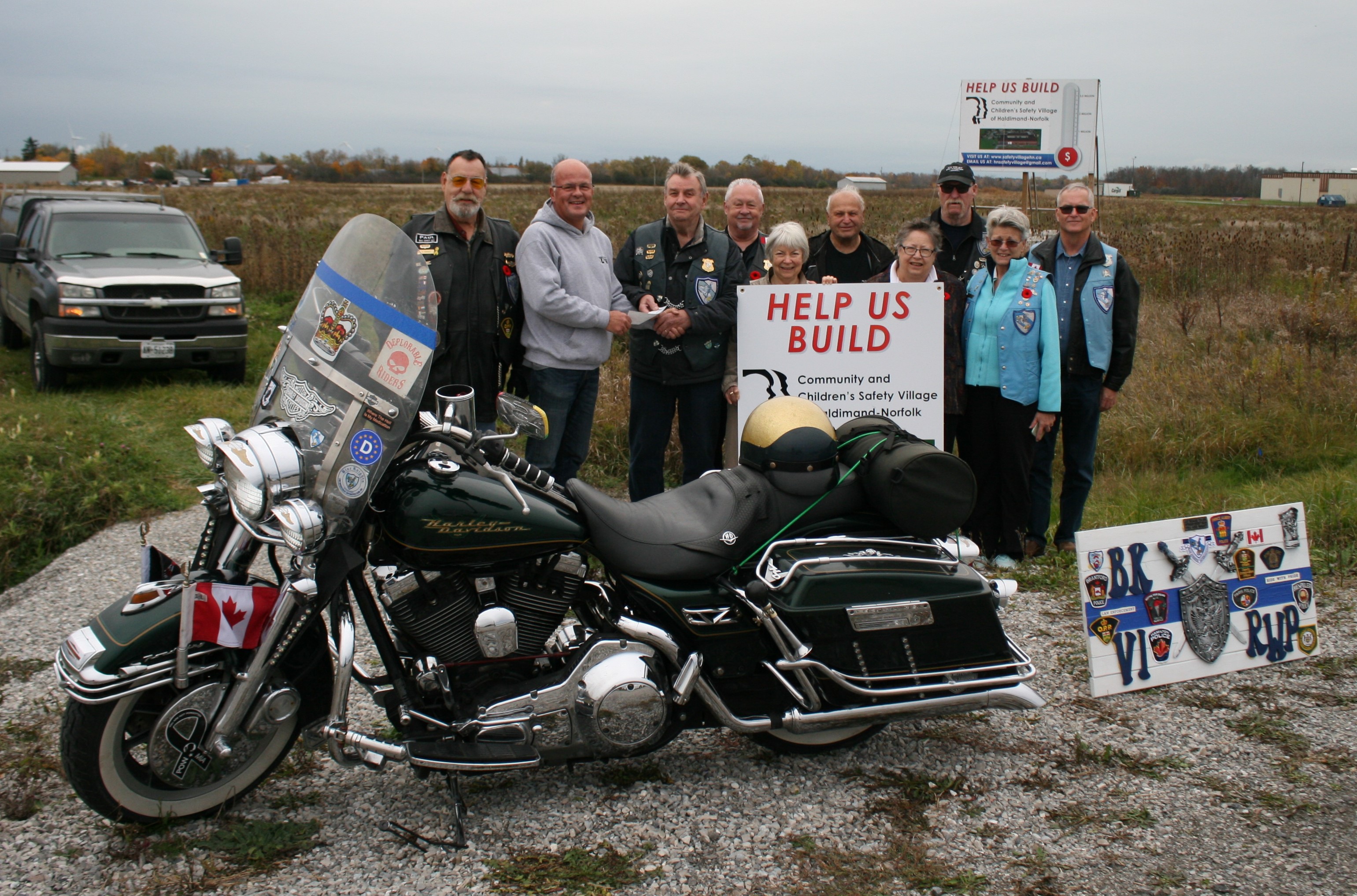 Featured image for Safety Village receives donation from Blue Knights