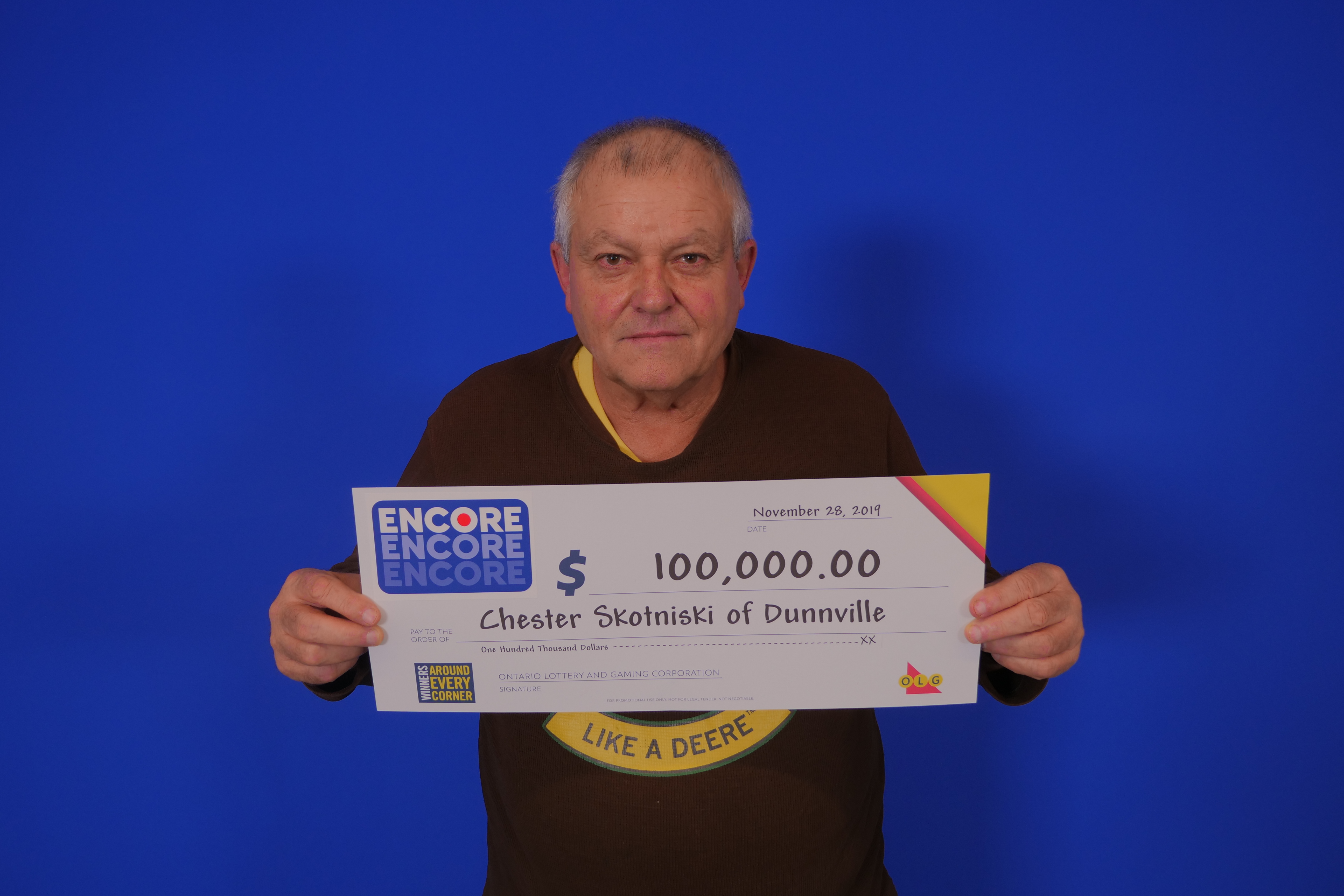 Featured image for Dunnville farmer celebrates $100K Encore win