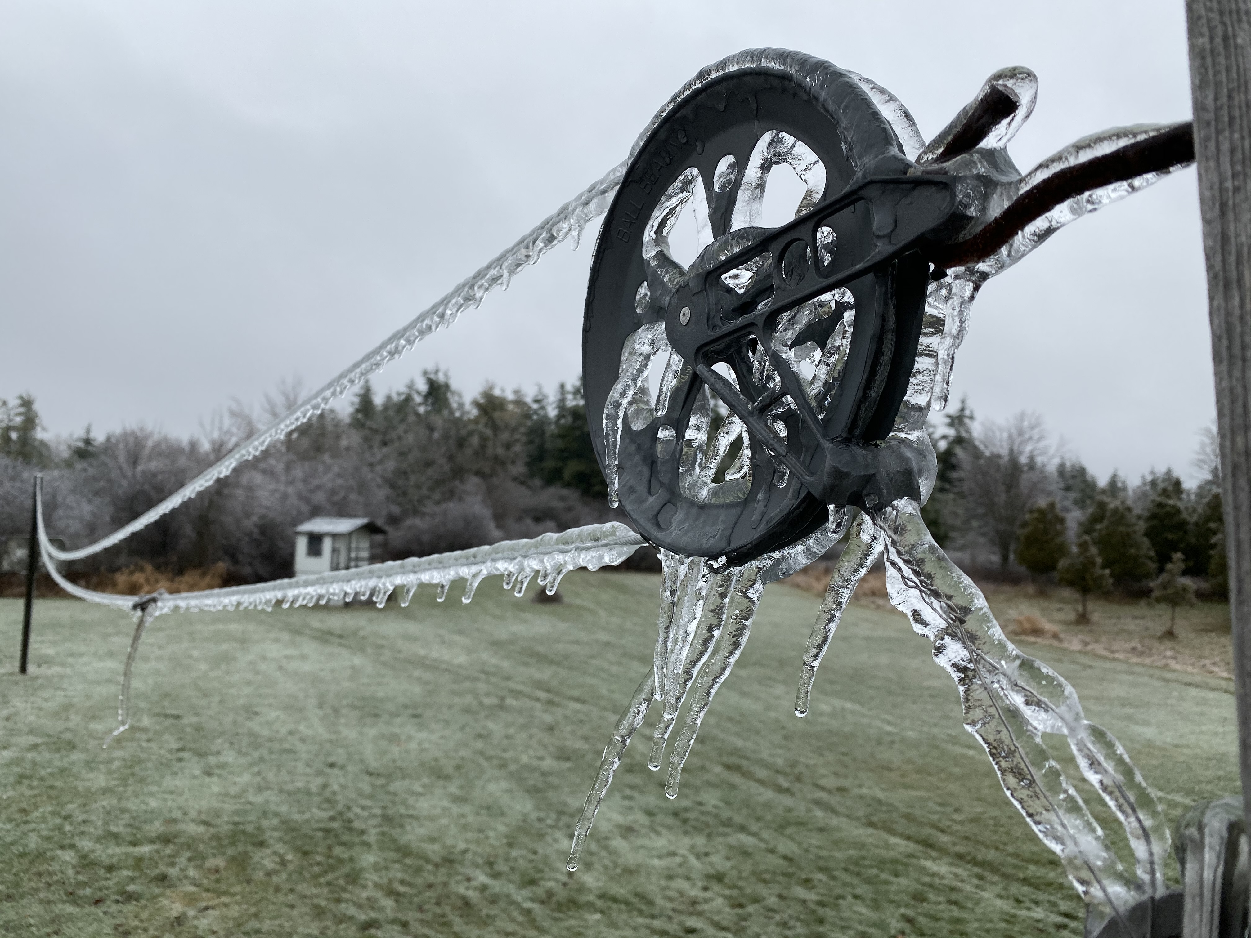 Featured image for Jack Frost covers county in ice: Many residents left without power