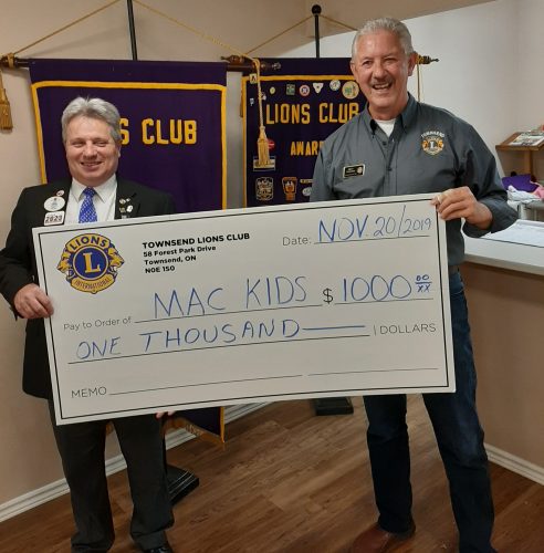 Featured image for Townsend Lions make donations