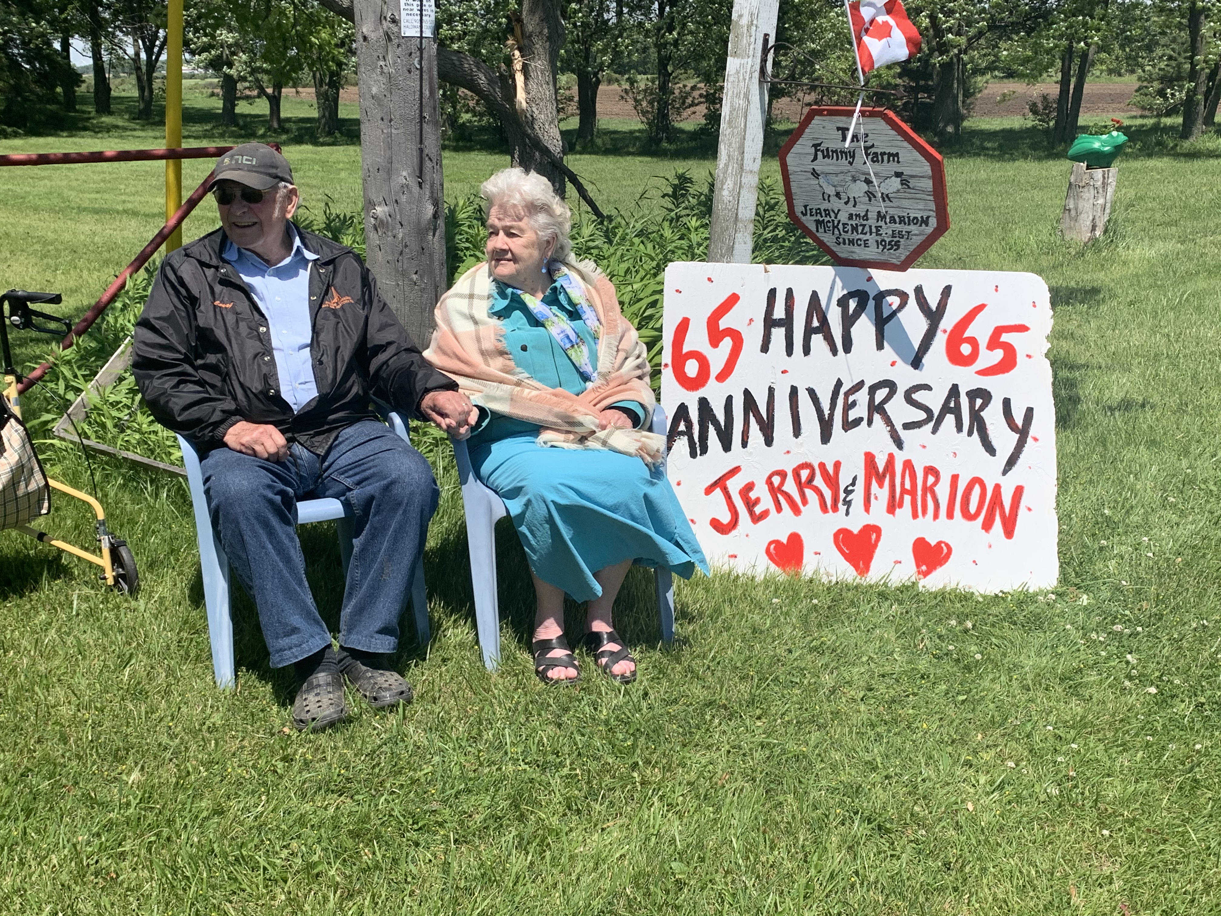 Featured image for Celebrating a 65th wedding anniversary from a distance
