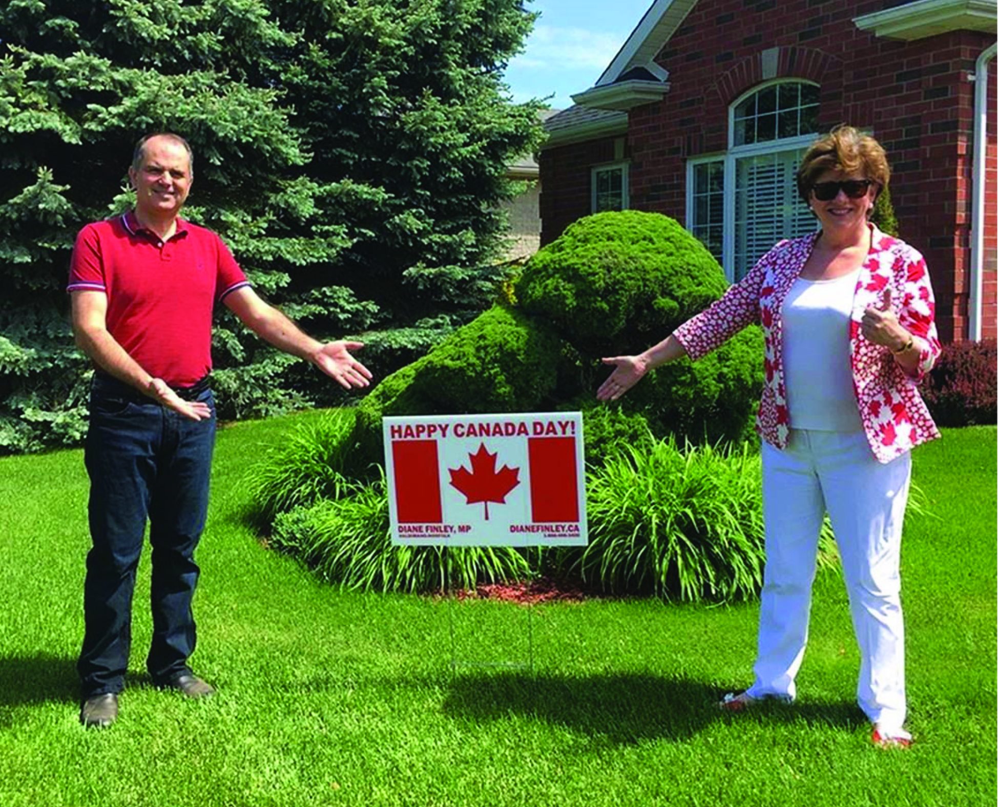 Featured image for MP Finley creates special sign program for Canada Day