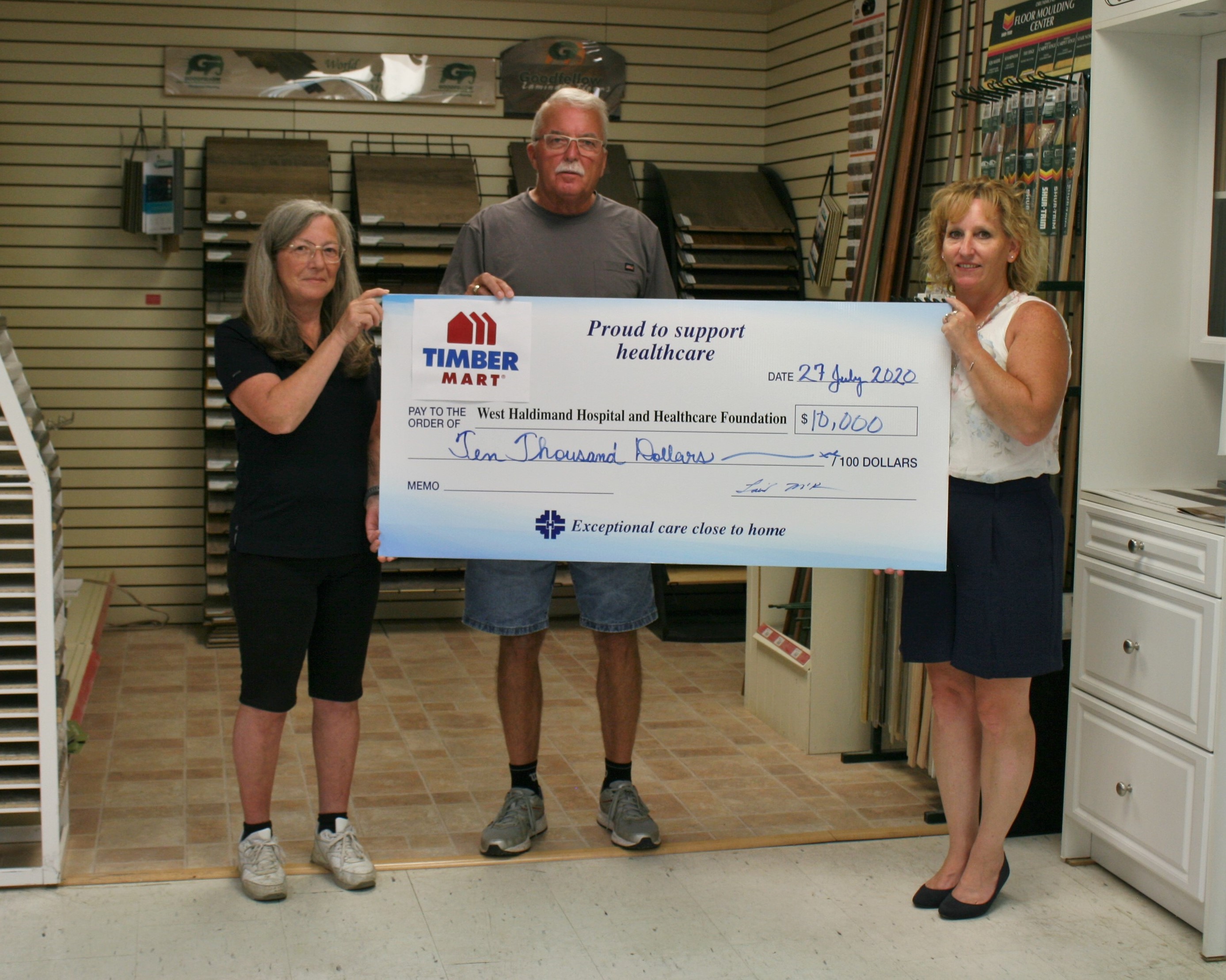 Featured image for WHHHF receives $10,000 donation from local business