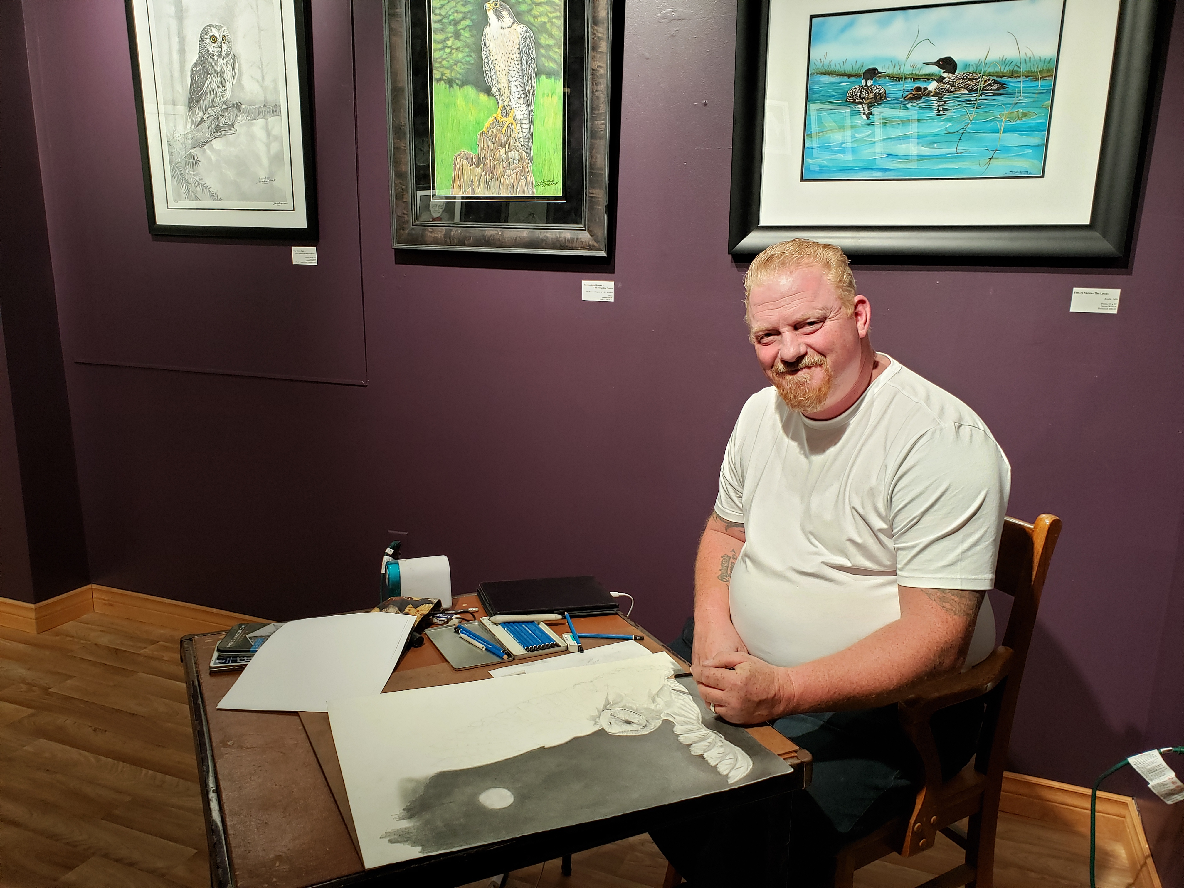 Featured image for Artist Fred Bulbeck’s exhibition on display at Edinburgh Square