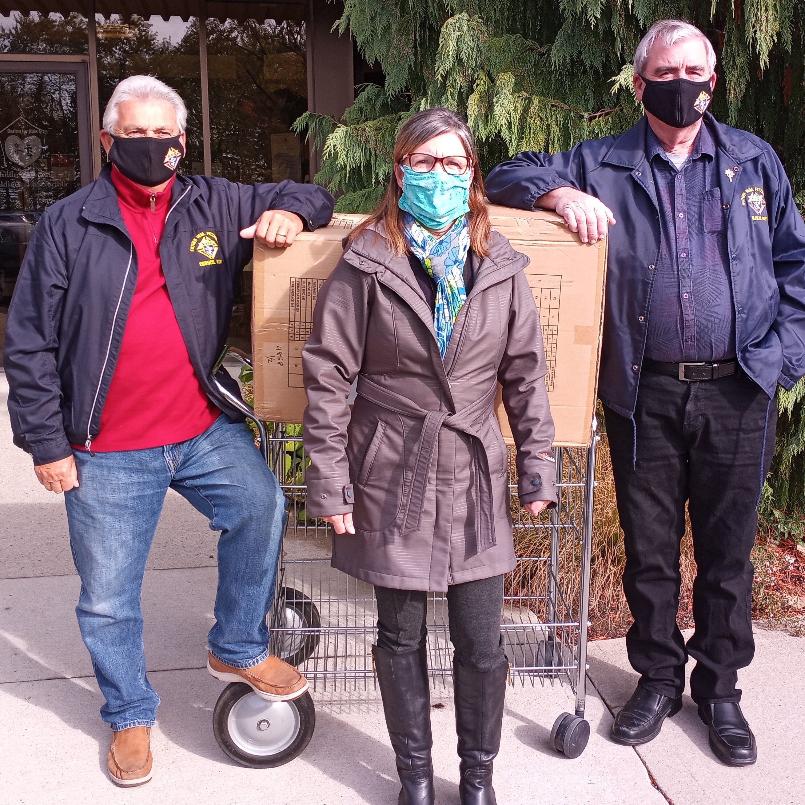 Featured image for Knights of Columbus makes donation to Coats for Kids