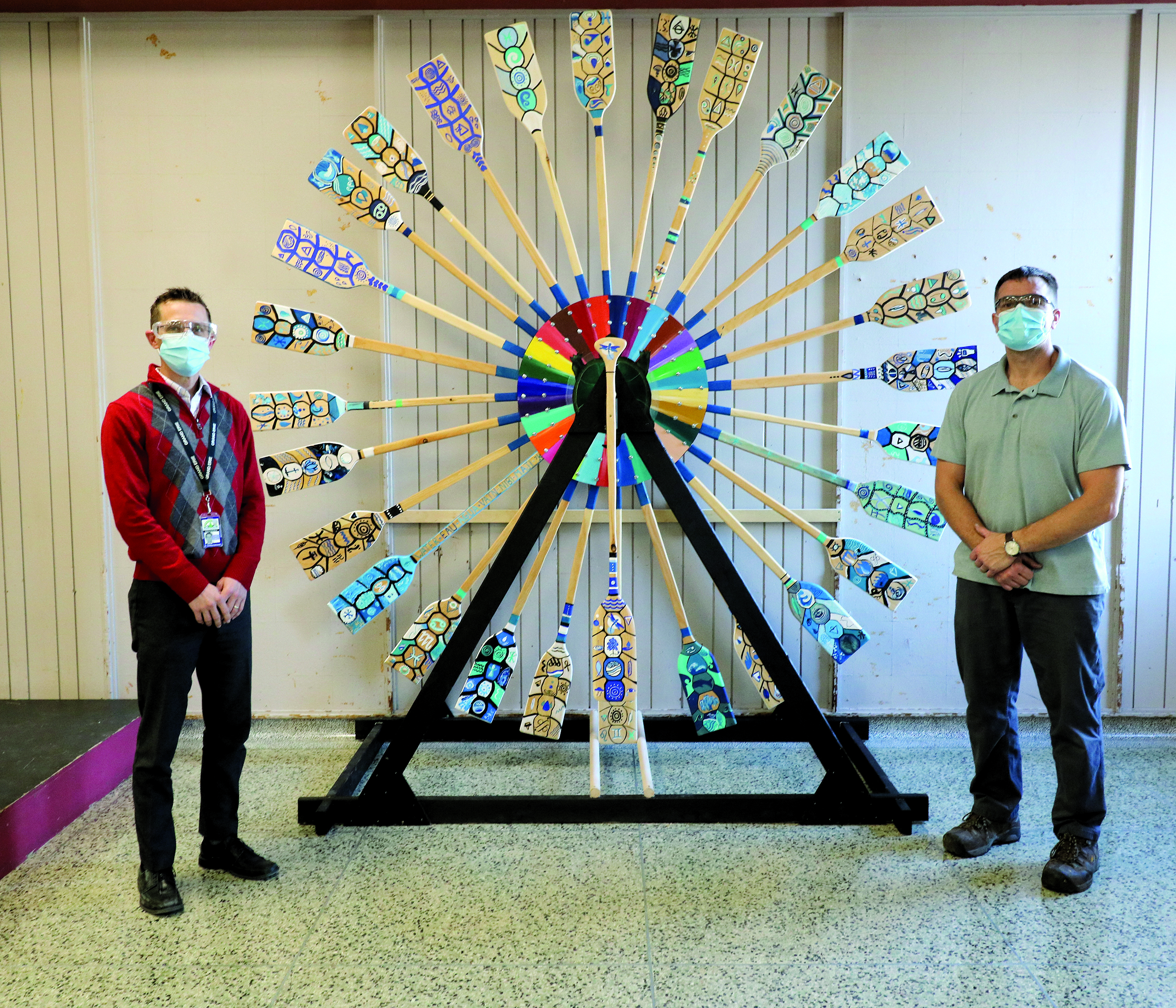 Featured image for Great Art for Great Lakes installs Water Wheel project