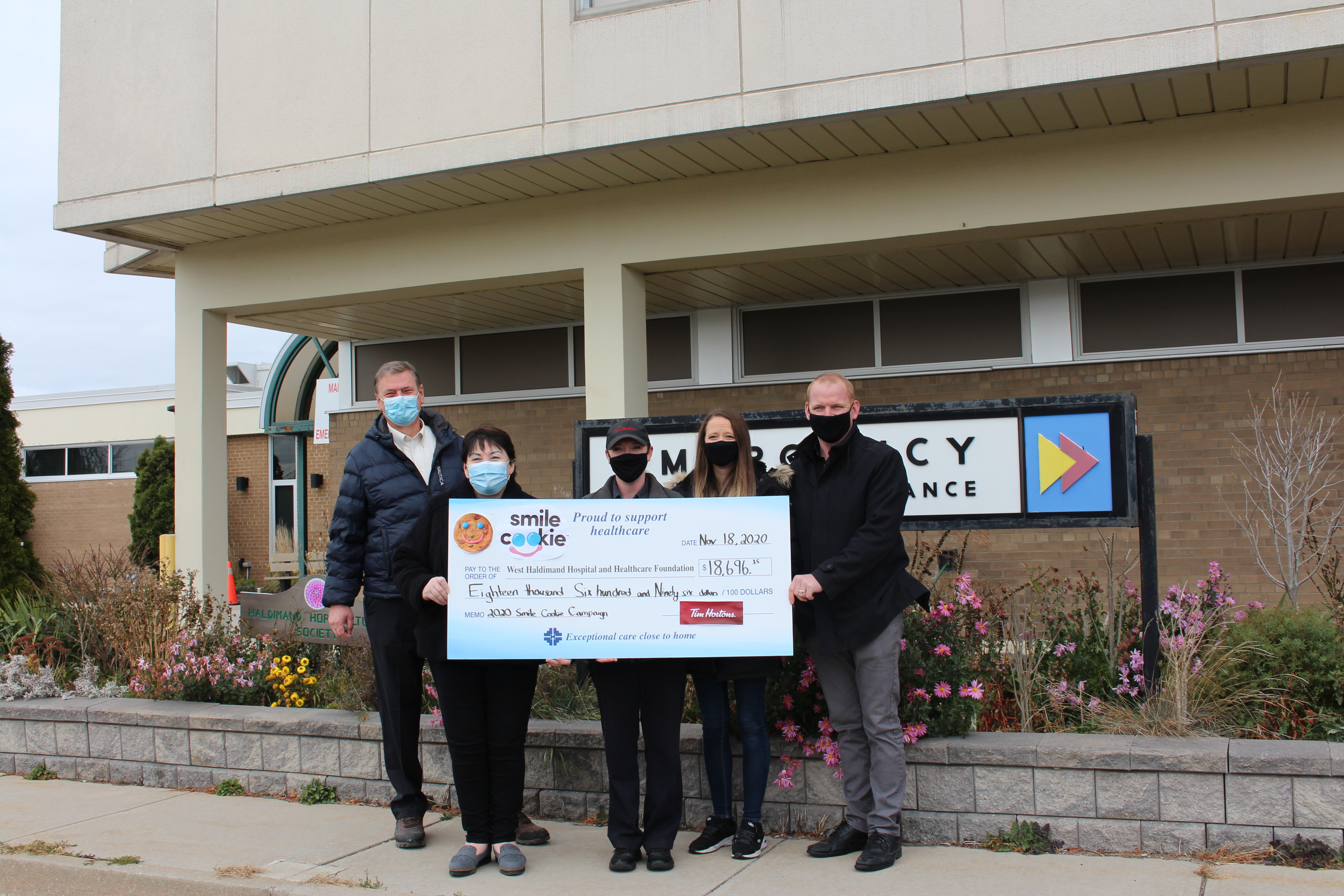 Featured image for WHGH receives $18,700 donation from Tim Hortons