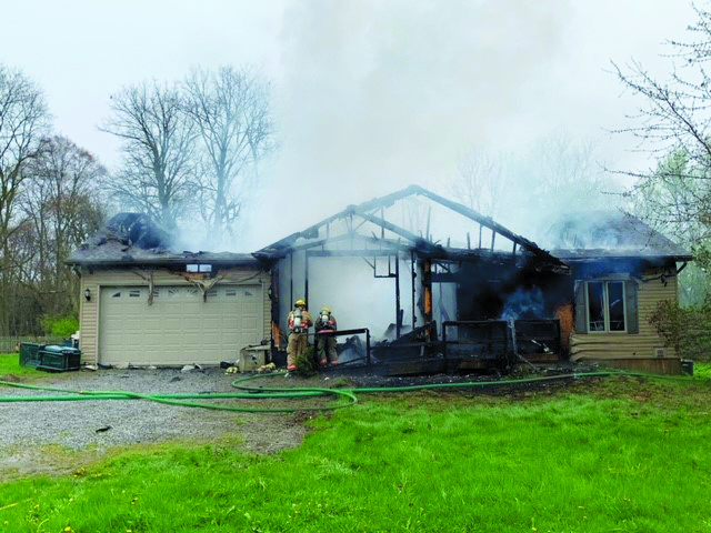 Featured image for Fire destroys home