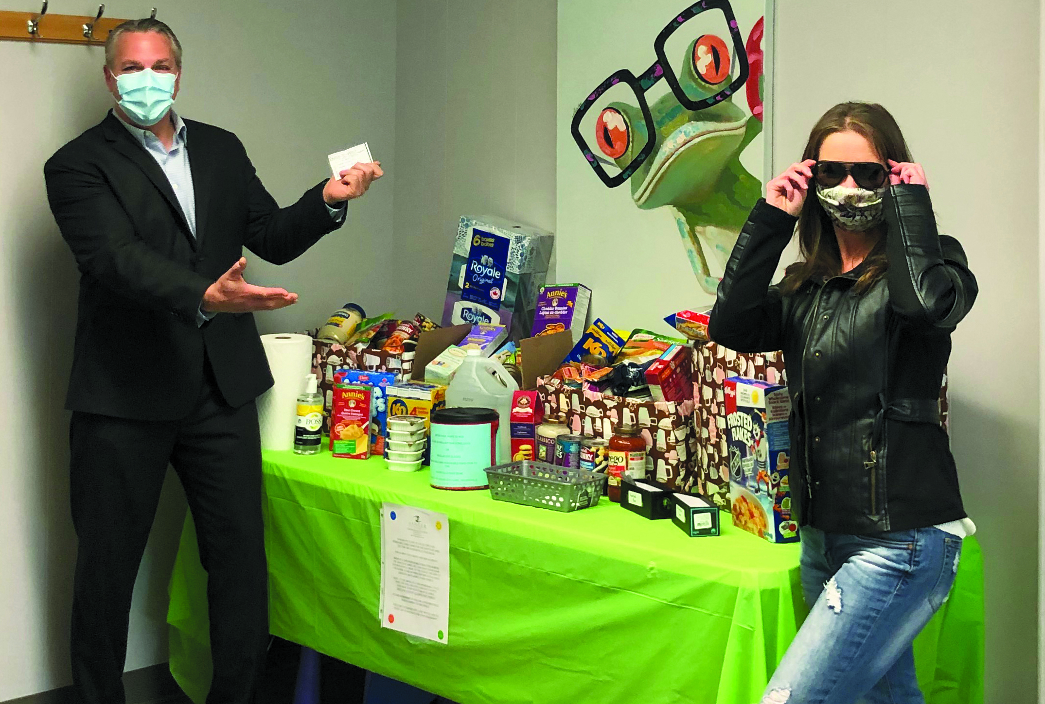 Featured image for Sanger Eye Clinic supports food bank, awards free glasses to contest winner