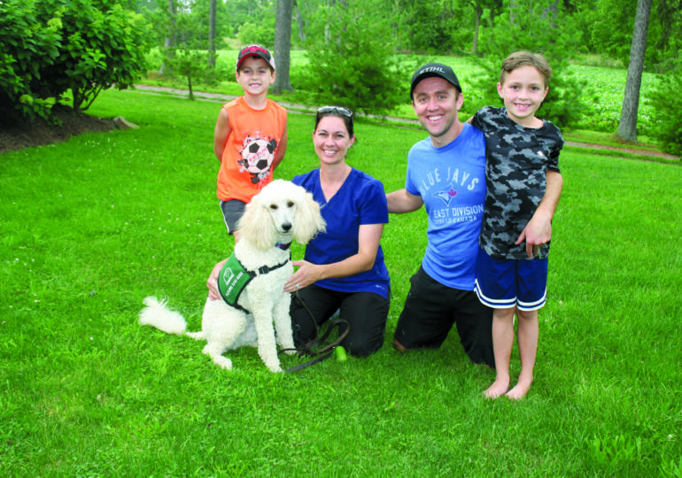 Fostering dog guide a paws-itive experience for Cayuga family