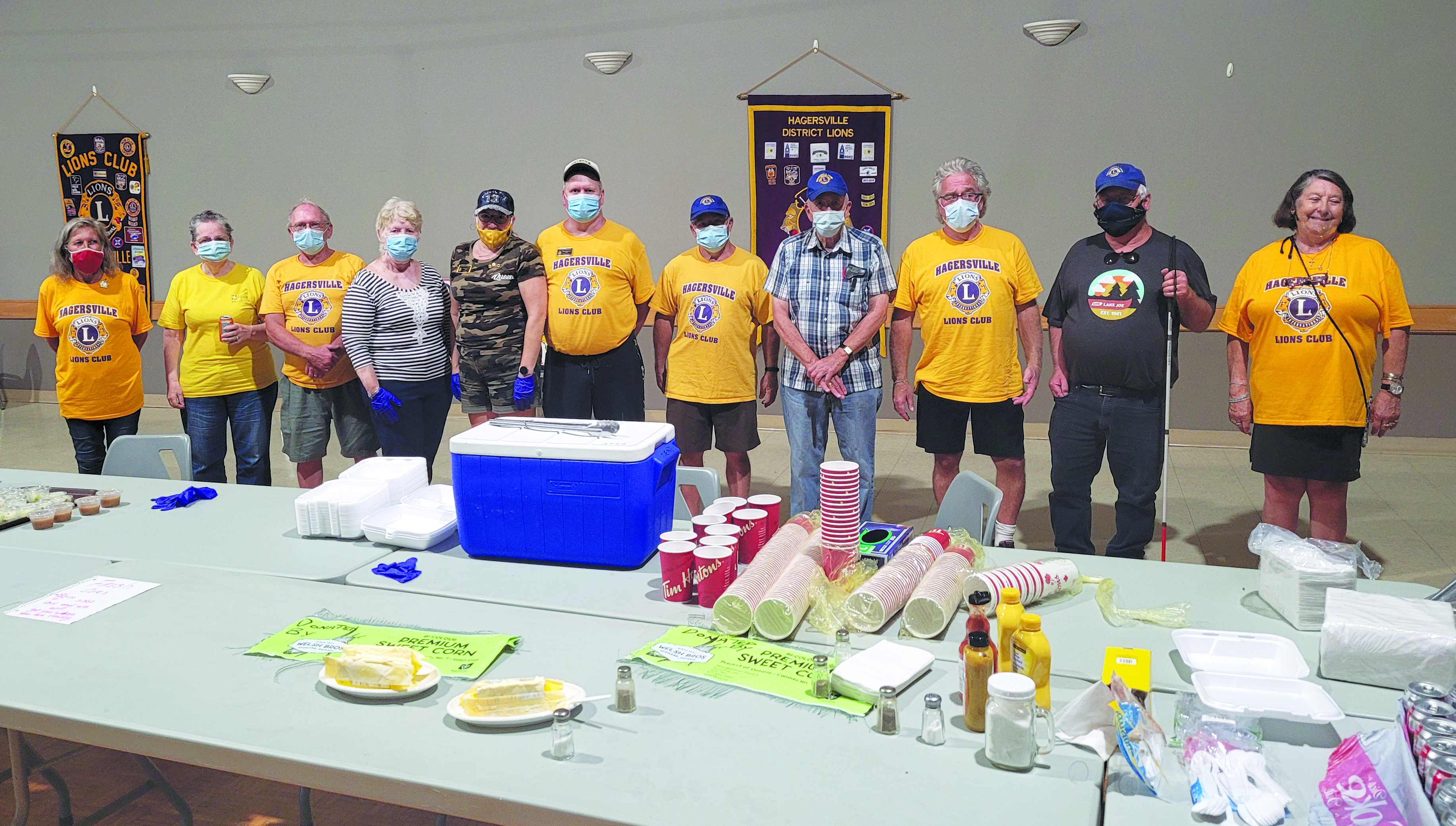 Featured image for Friday the 13th proves lucky for Hagersville Lions’  popular pig-on-a-bun take-out lunch