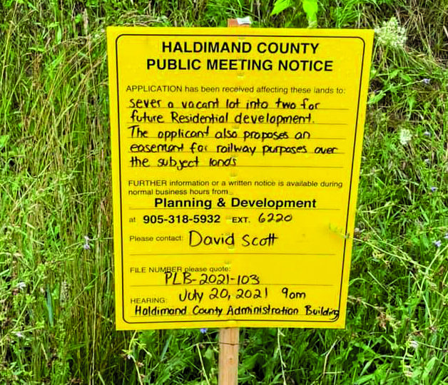 Grassroots movement Haldimand Green Peace seeks to put a stop to  Orkney Street West development