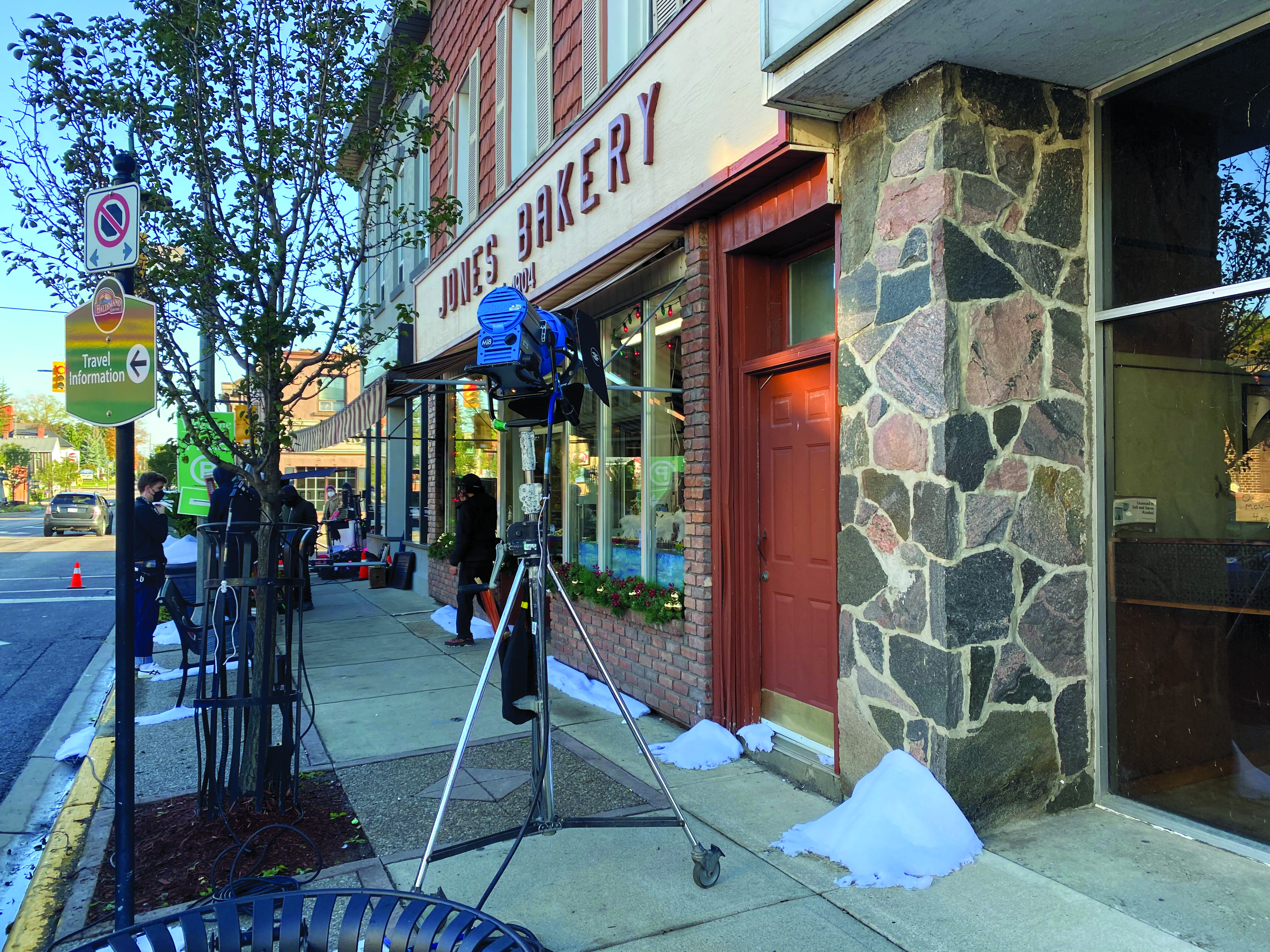 Featured image for Caledonia transforms into lakeside village for Lifetime holiday movie