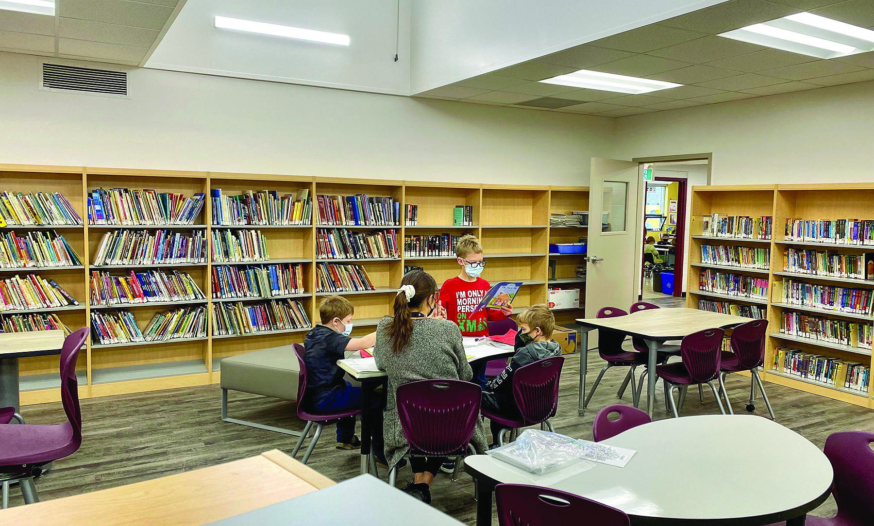 Featured image for Community support  enhances Jarvis school’s learning commons reno