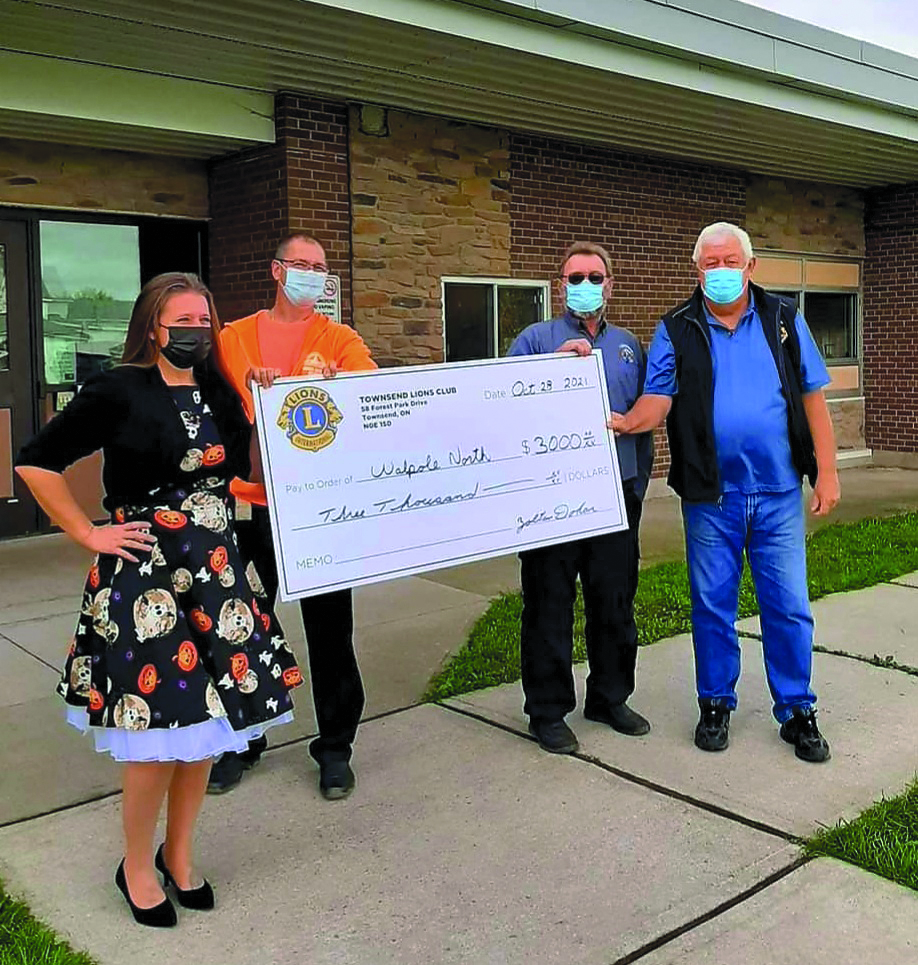 Featured image for Townsend Lions donate $3,000 to Walpole North to repair playground