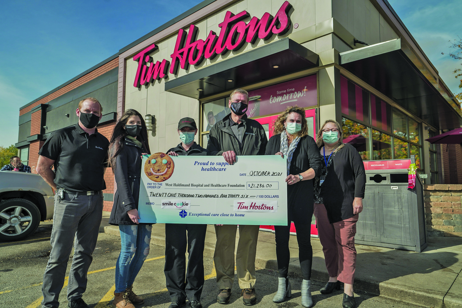 Featured image for Smile Cookie Campaign raises over $21,000 for West Haldimand General Hospital