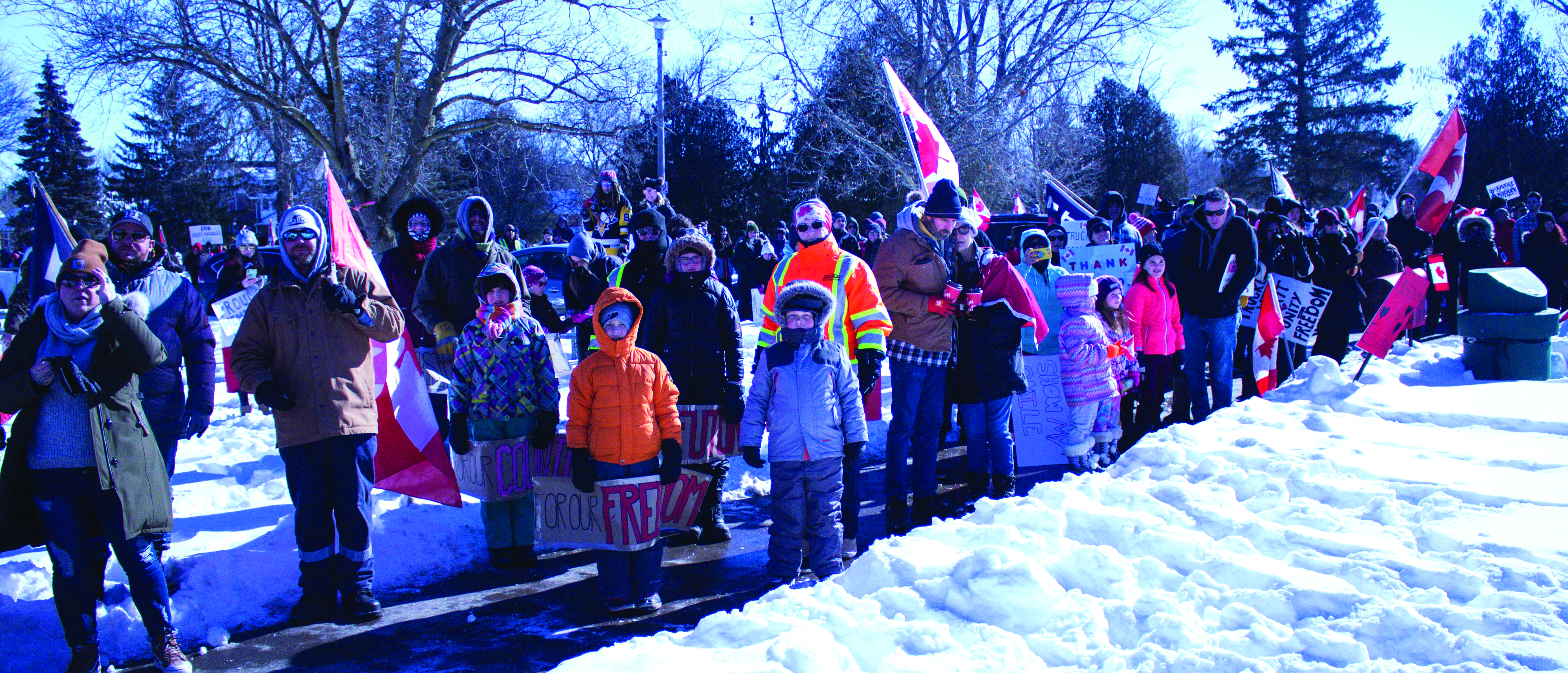 Featured image for Local supporters join nationwide protest against mandates and restrictions