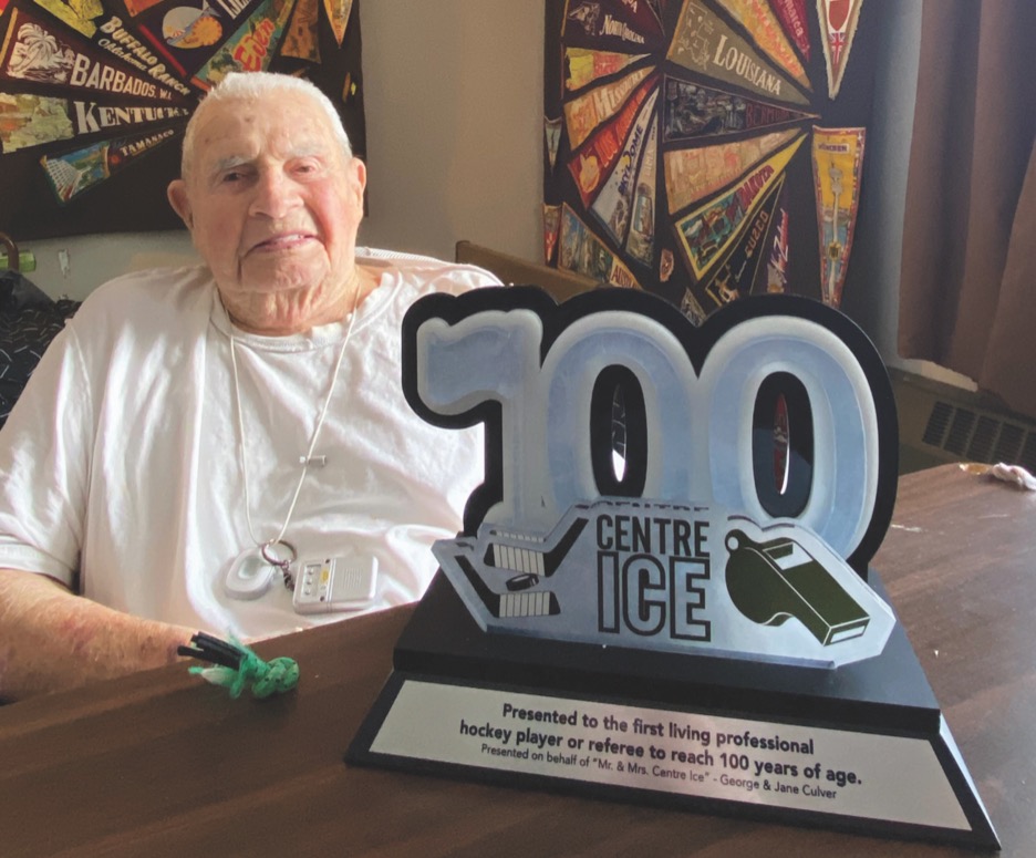 Featured image for George “Mr. Centre Ice” Culver now 105-years-old