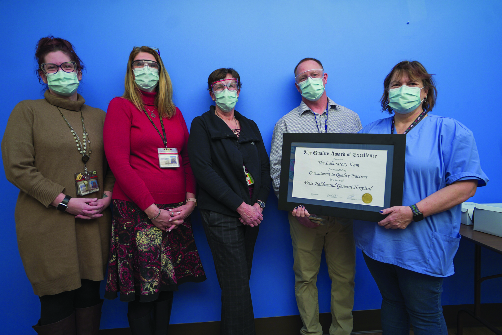 Featured image for WHGH staff honoured for outstanding pandemic service