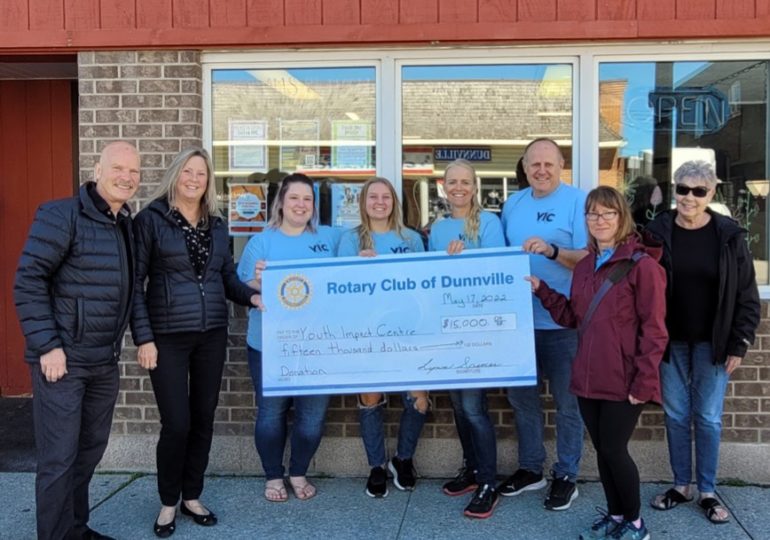 Dunnville Rotary gives back to its community!
