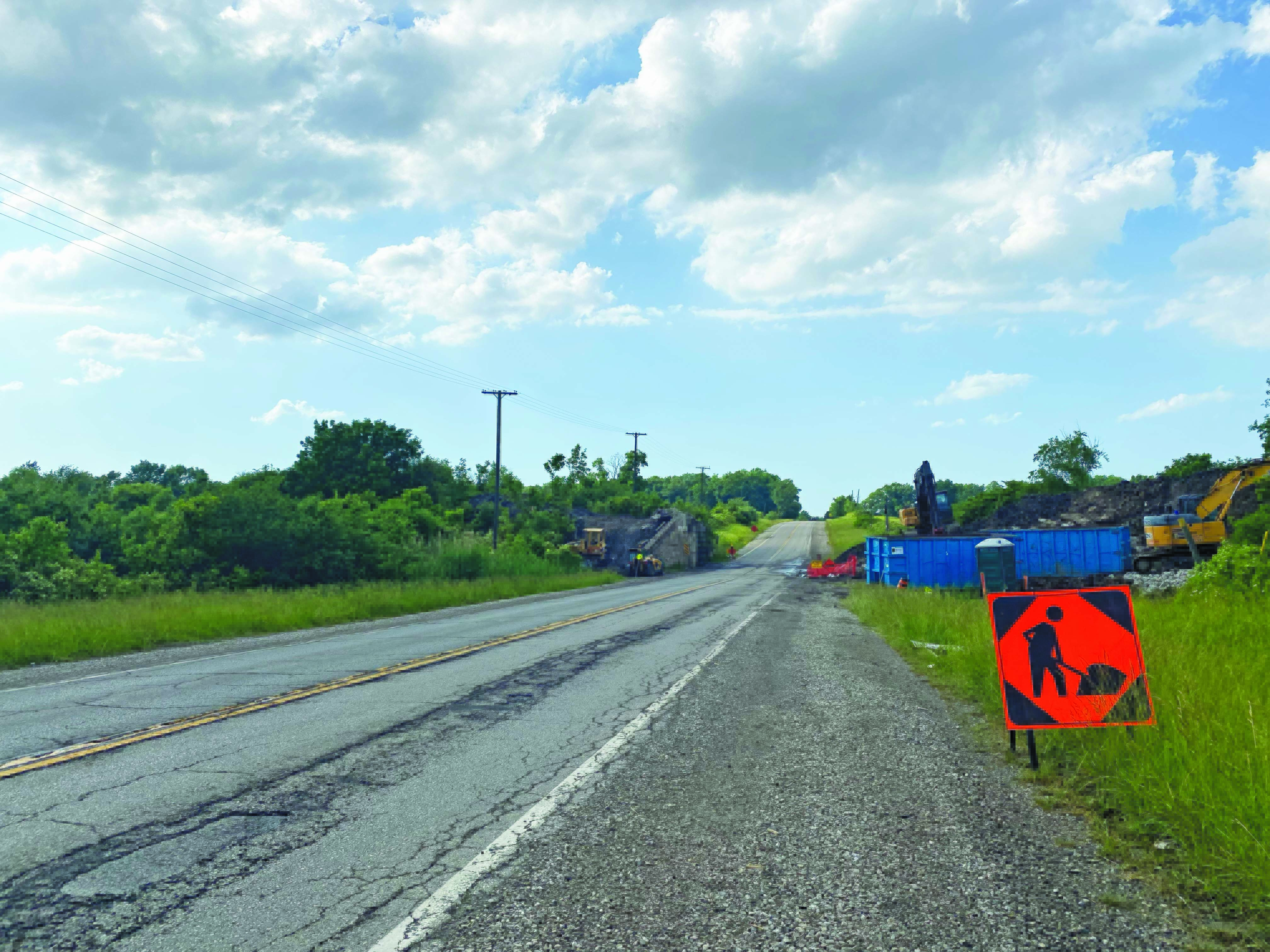 Featured image for Rail overpass removed on Haldimand Rd. 54, Cayuga