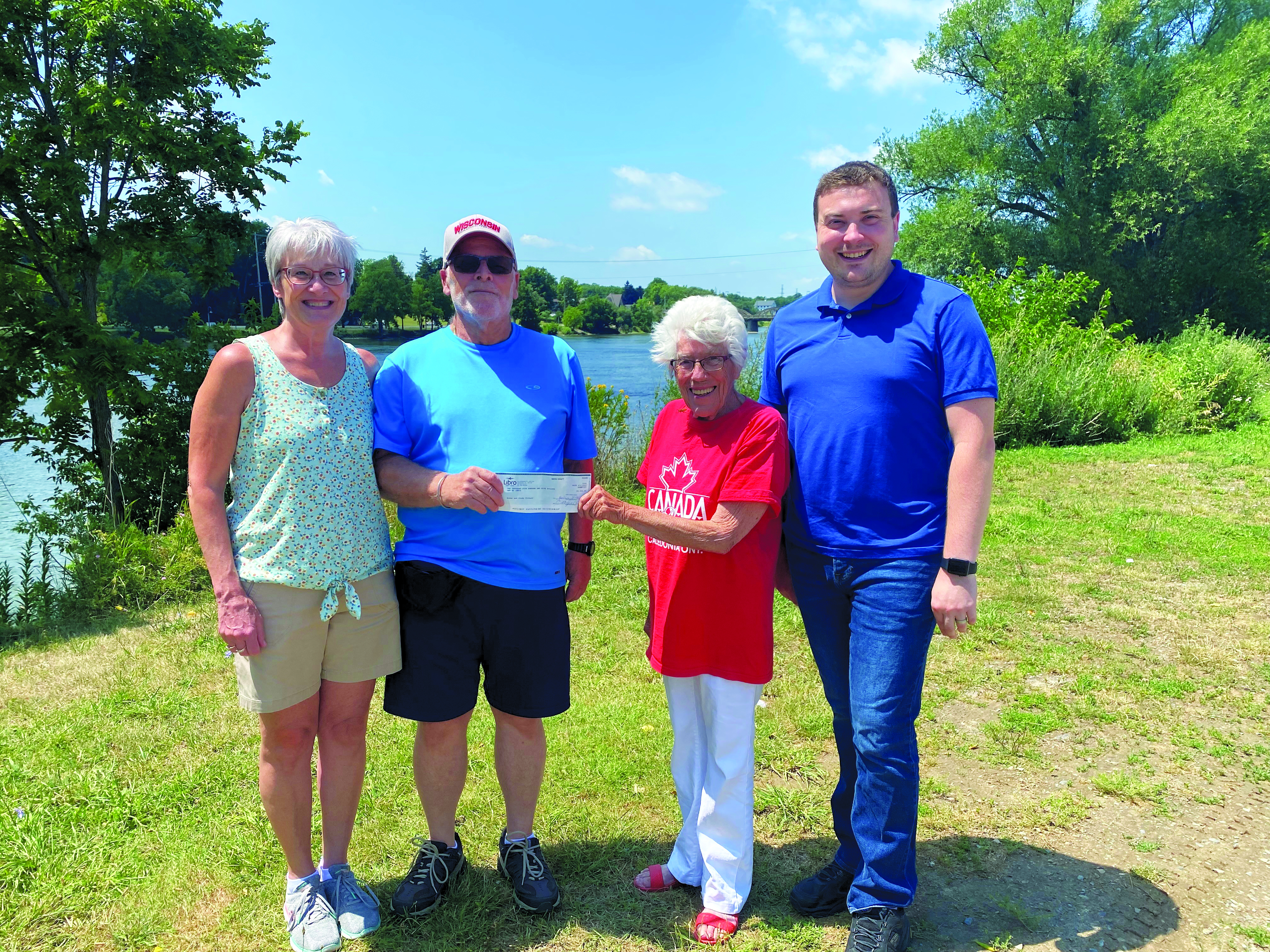 Featured image for Caledonia Canada Day presents $2,500 to this year’s 50/50 winner