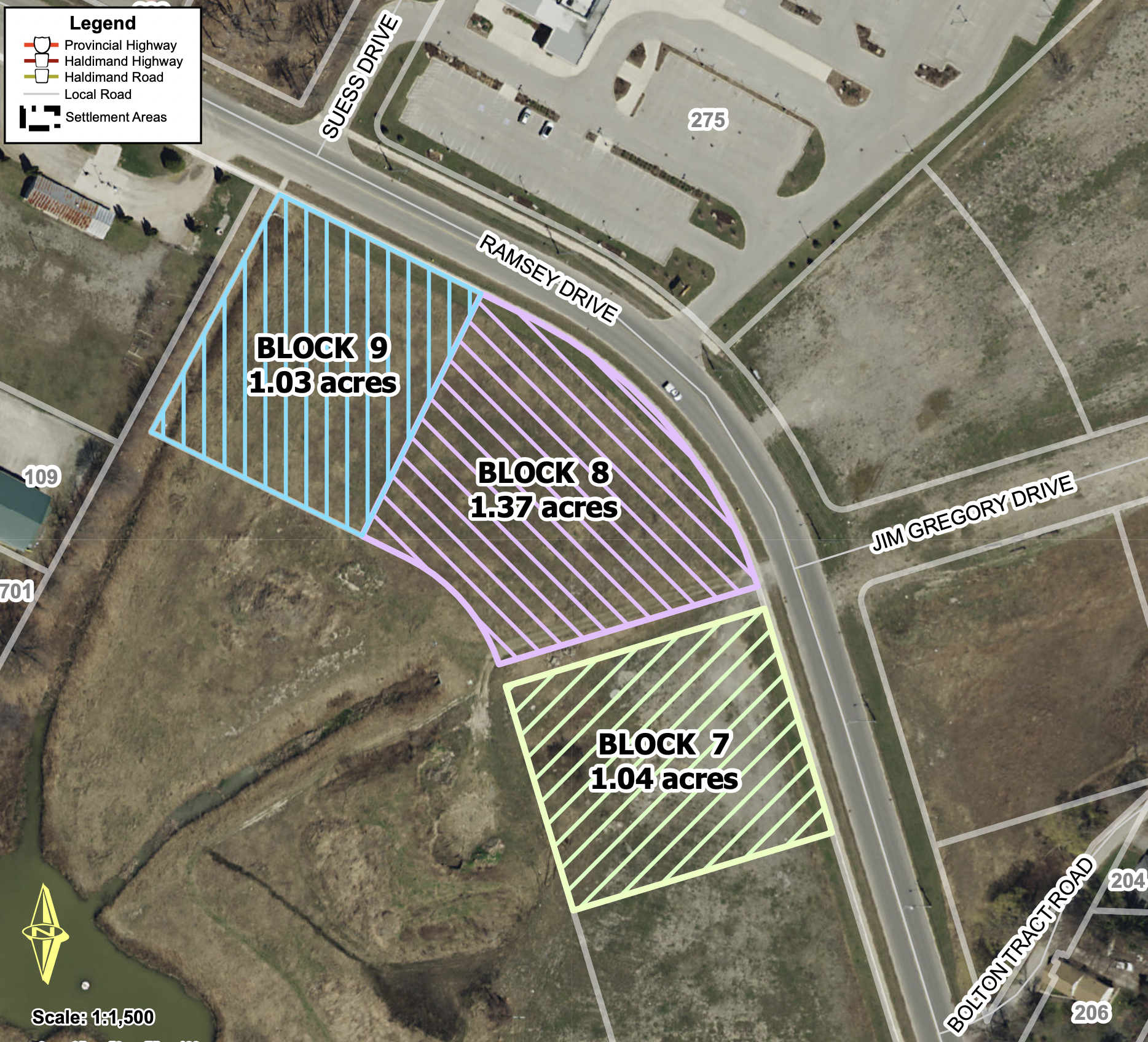 Featured image for County sells three lots within Dunnville business park for $675,000