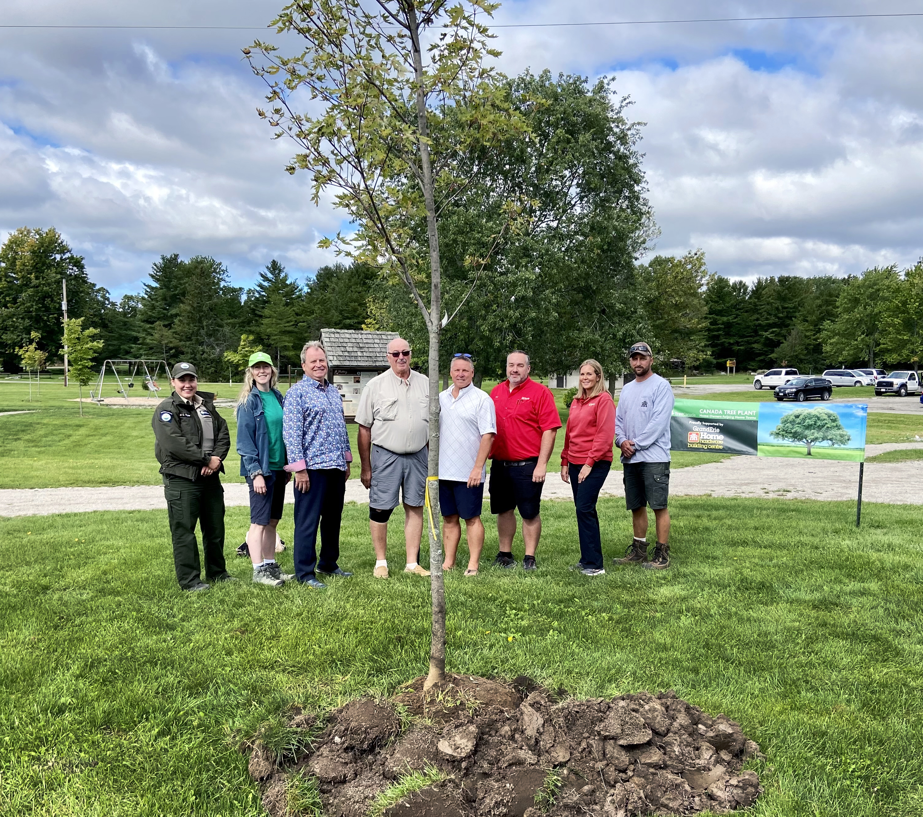 Featured image for GrandErie Home Hardware hosts tree planting event
