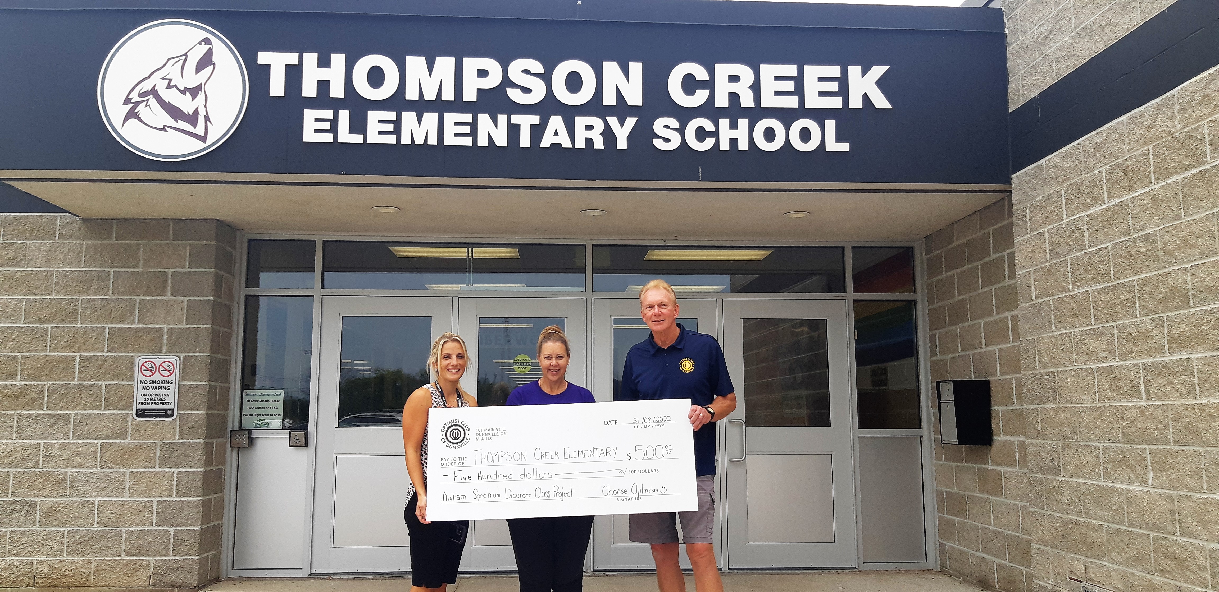 Featured image for Optimists support local