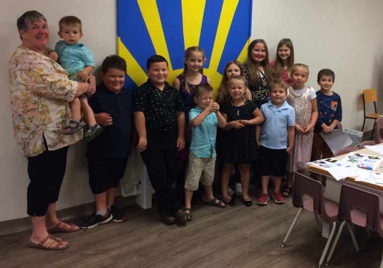 A new Sunday School year with a new classroom at Trinity Lutheran Church