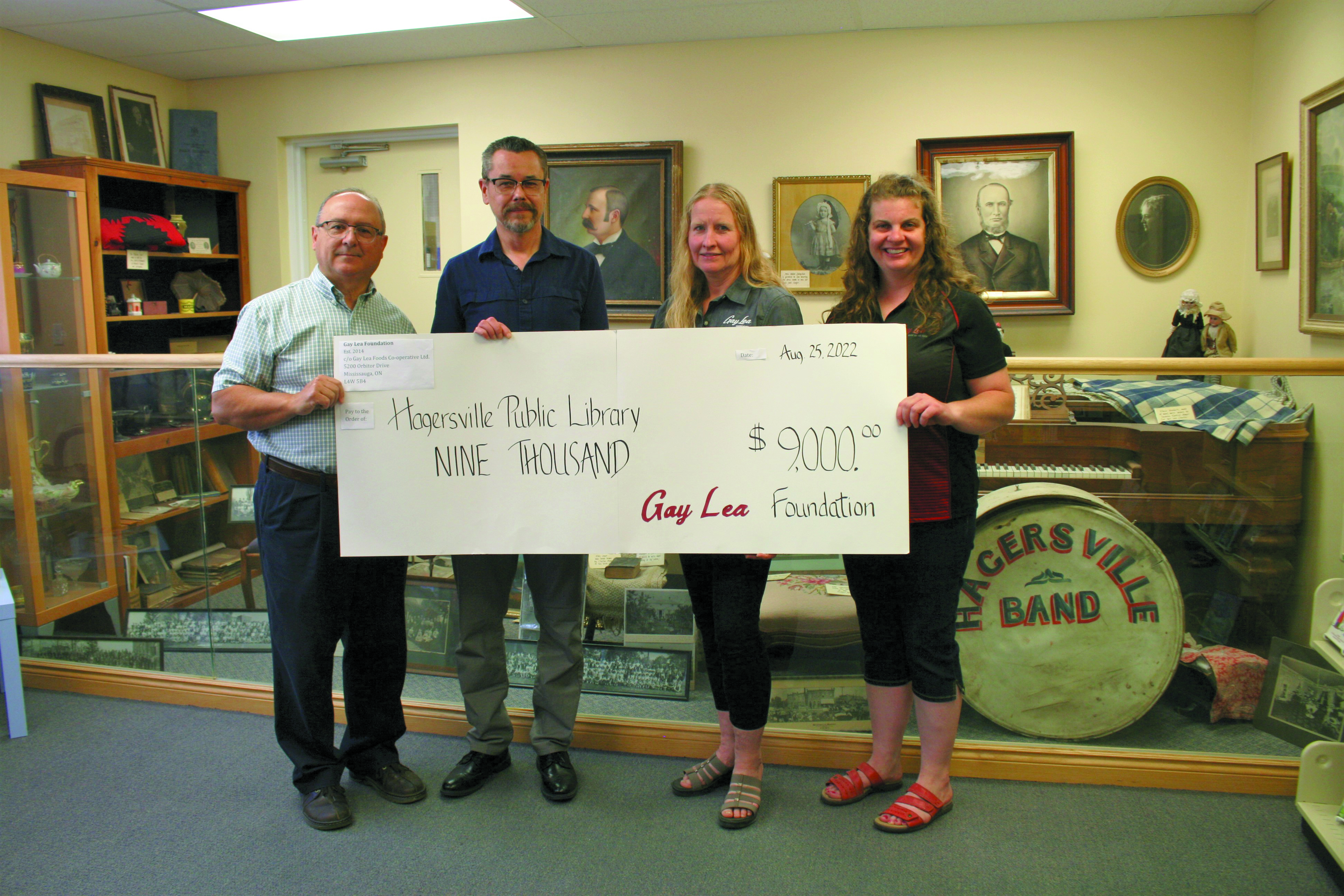 Featured image for Gay Lea Foundation funds new Hagersville Library display