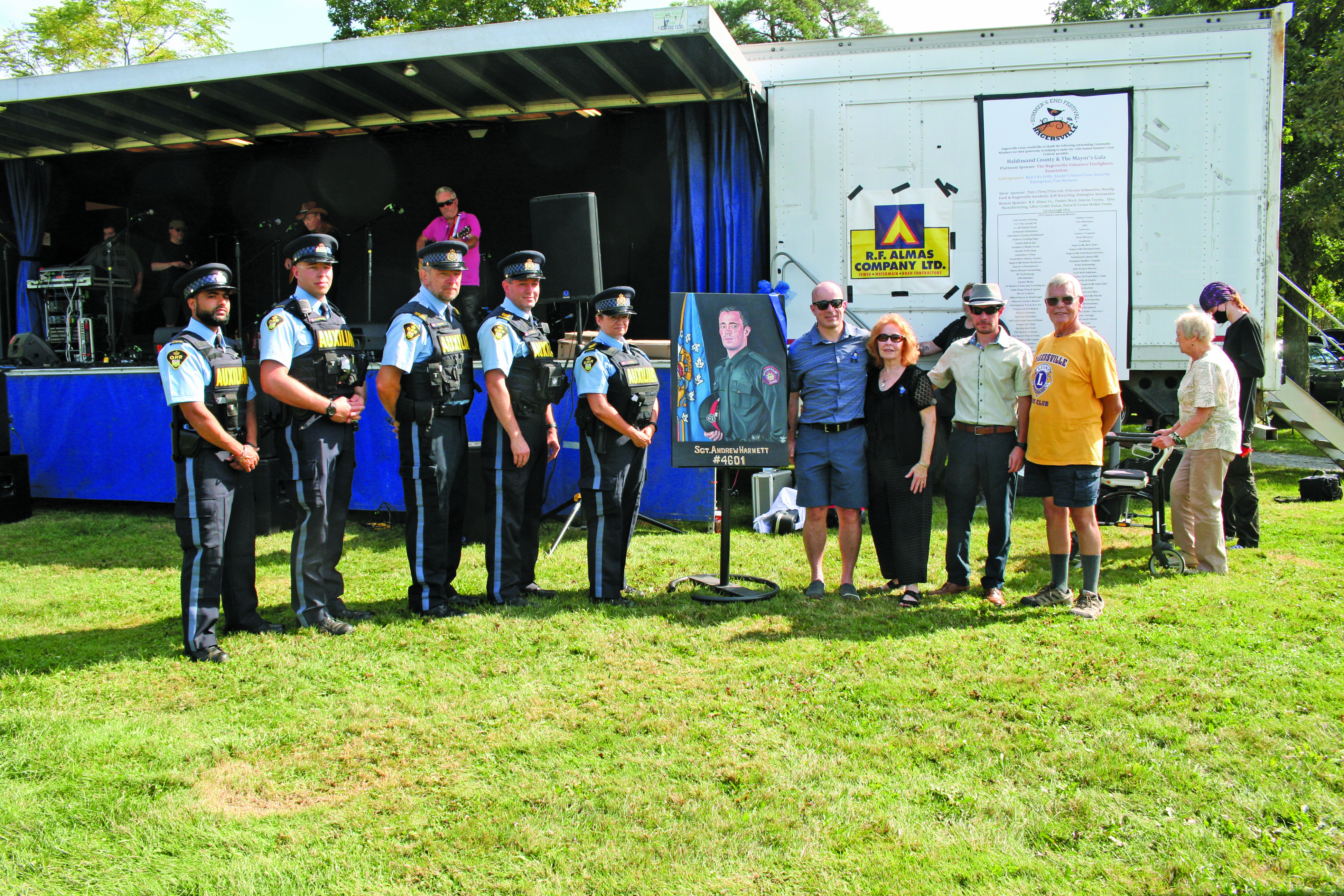Featured image for Sgt. Harnett Memorial Park dedicated at Summer’s End Festival