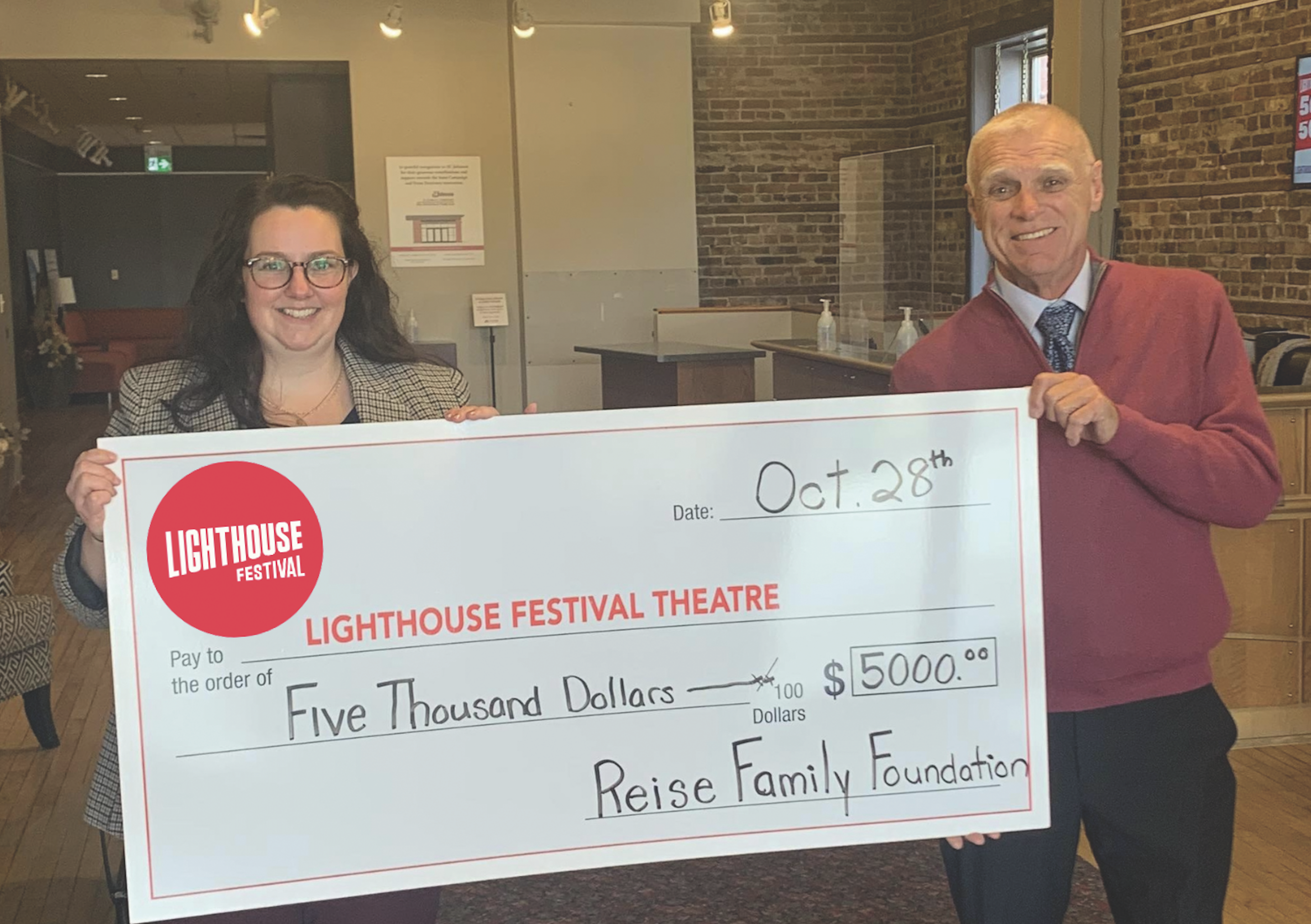 Featured image for Lighthouse Festival receives $5,000 donation