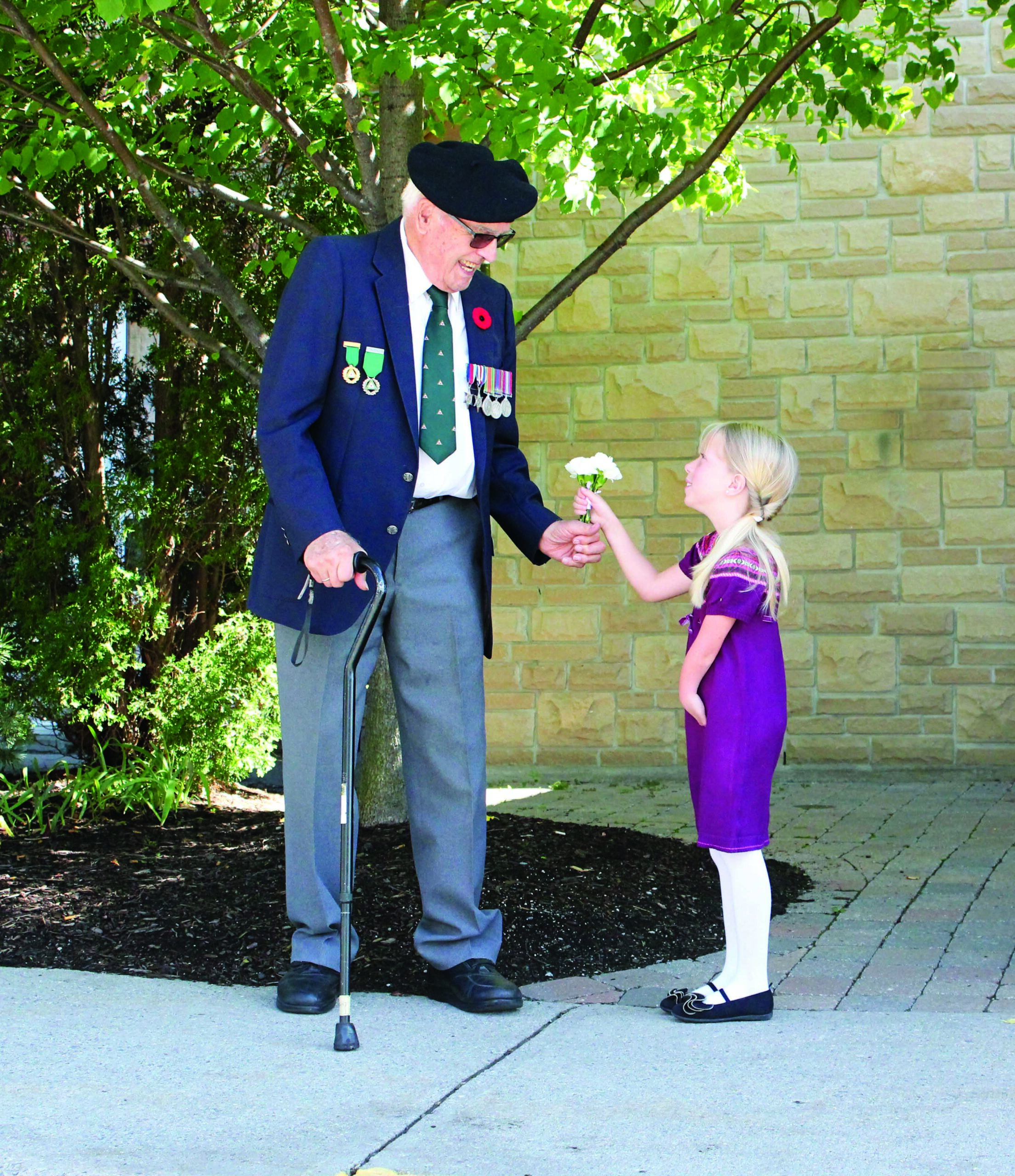 Featured image for Child amputee inspired by WWII veteran