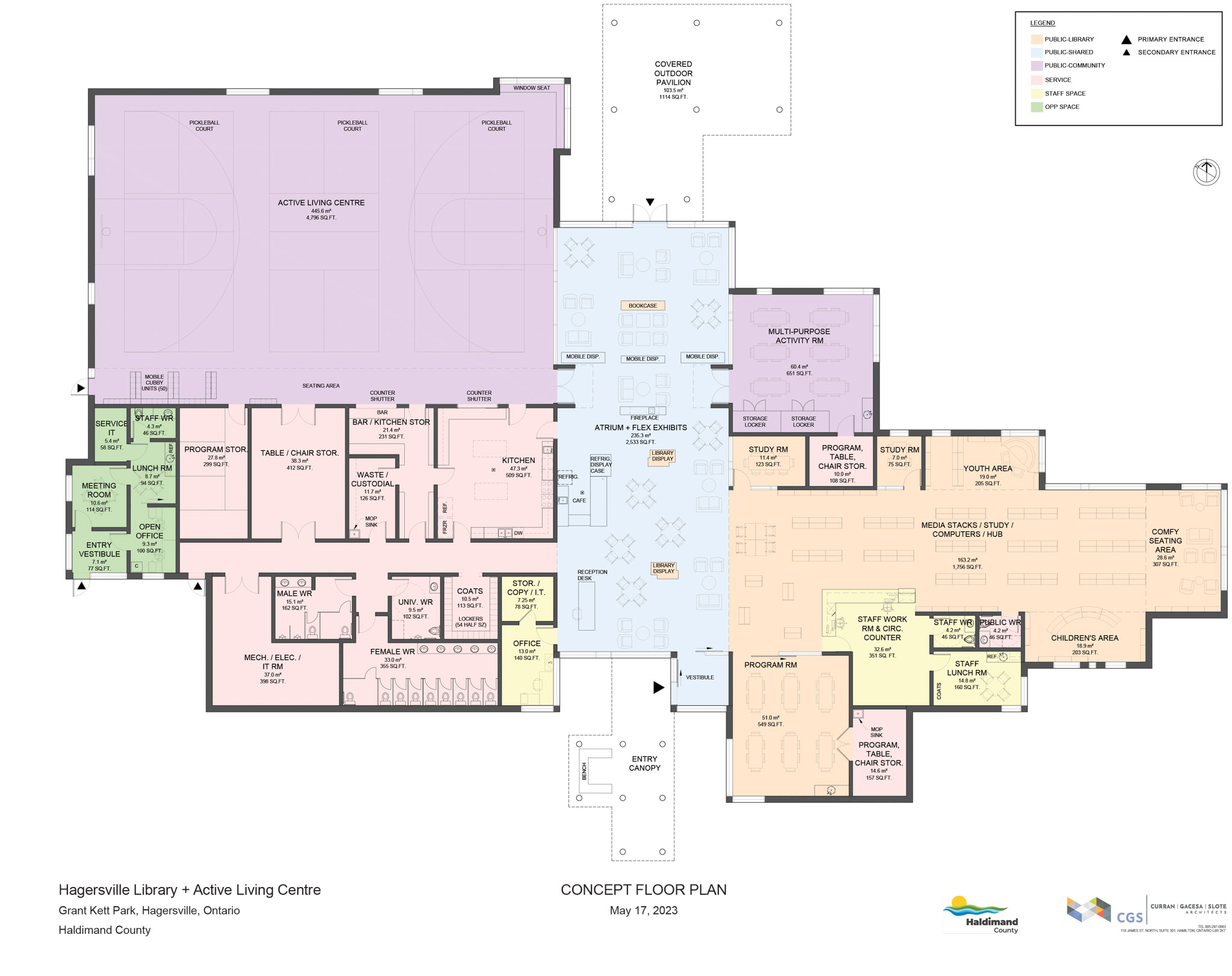 Featured image for A look at Hagersville’s new Library + Active Living Centre