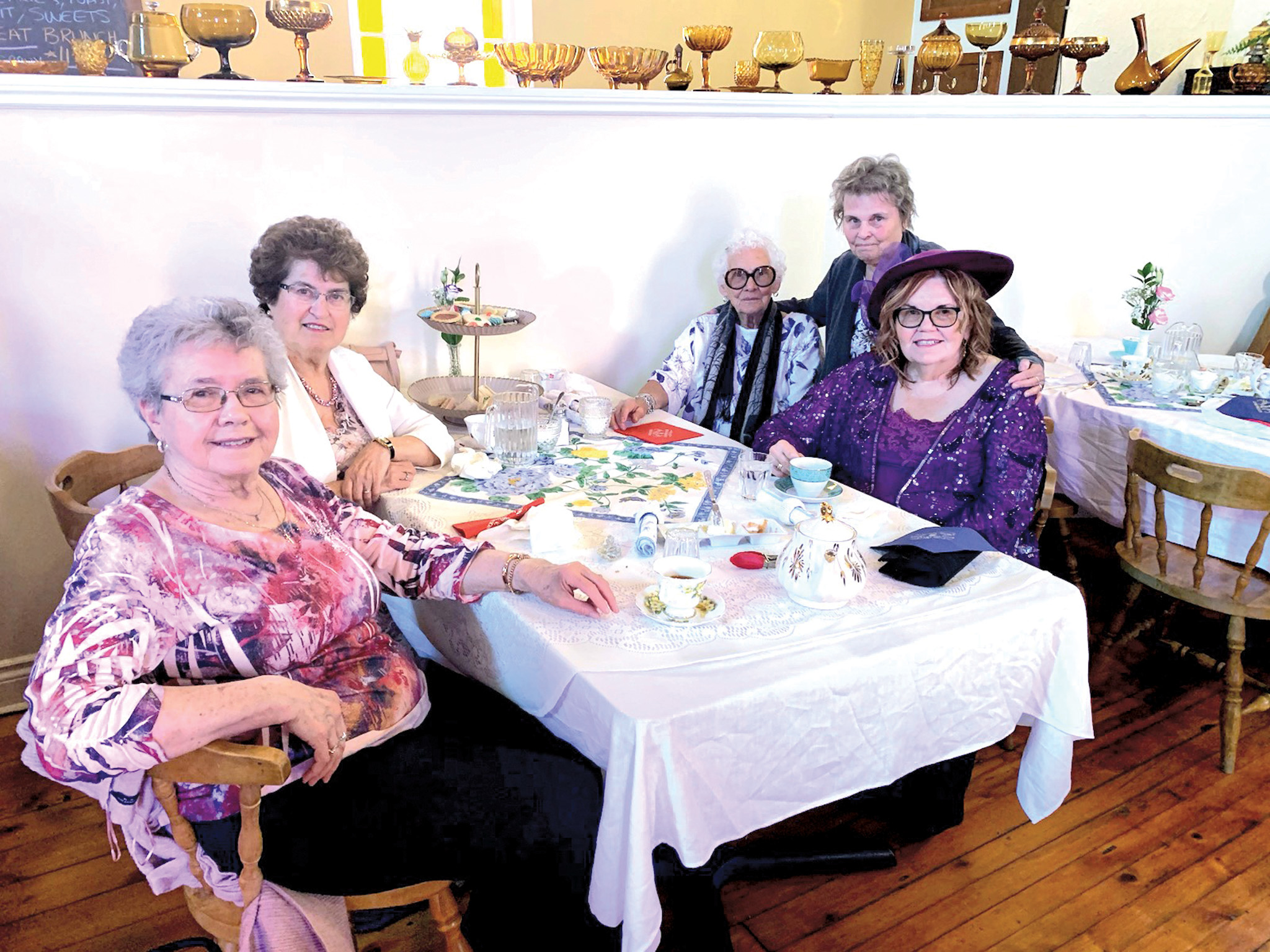 Featured image for Cayuga Seniors meet for high tea in Kohler