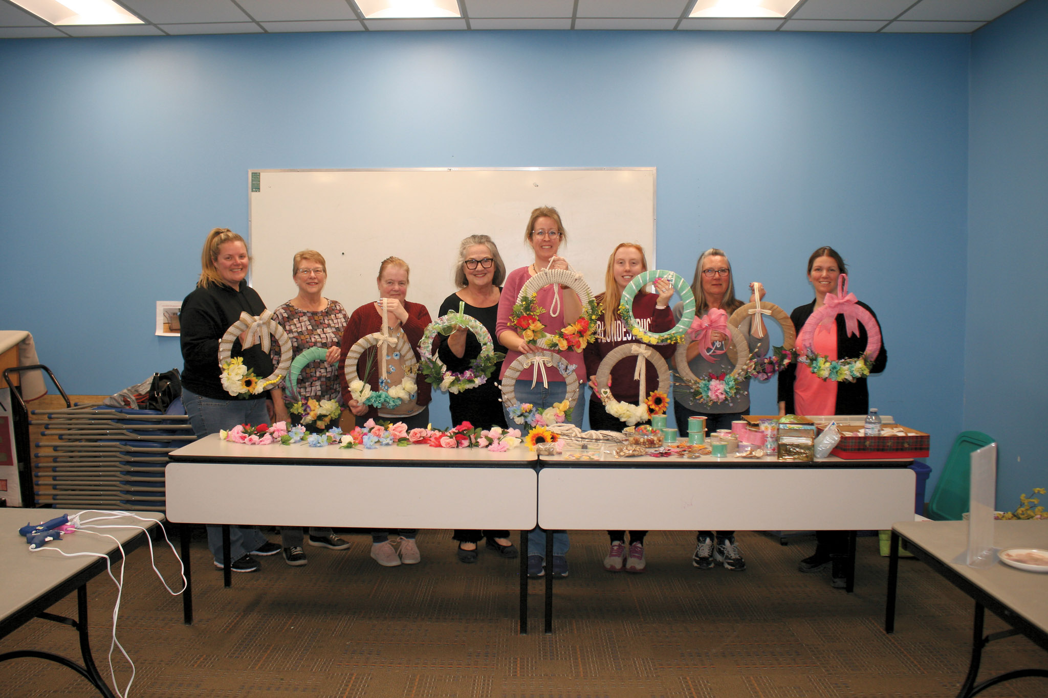 Featured image for Spring wreath workshop held by Friends of the Jarvis Library