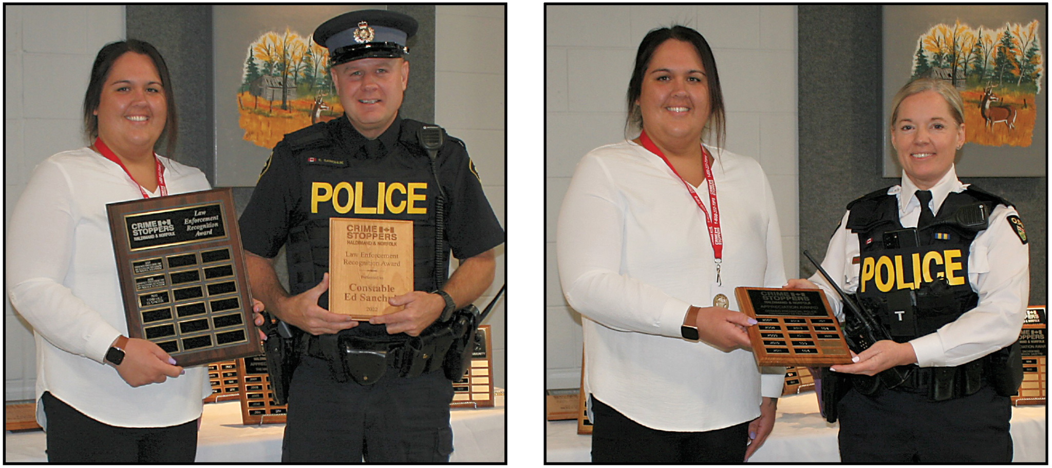 Featured image for Crime Stoppers HN presents awards at appreciation lunch