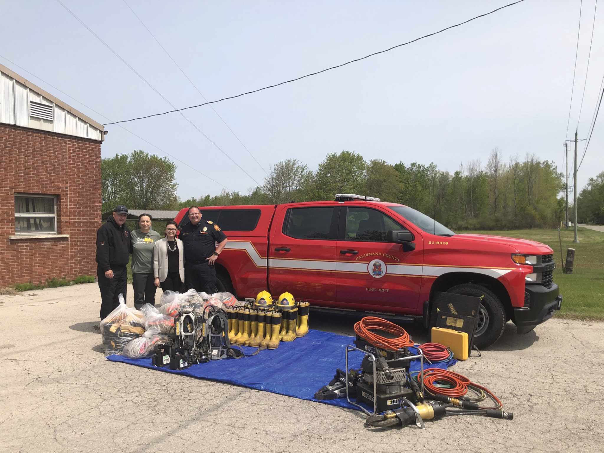 Featured image for Haldimand Fire Department supports firefighters in Ukraine