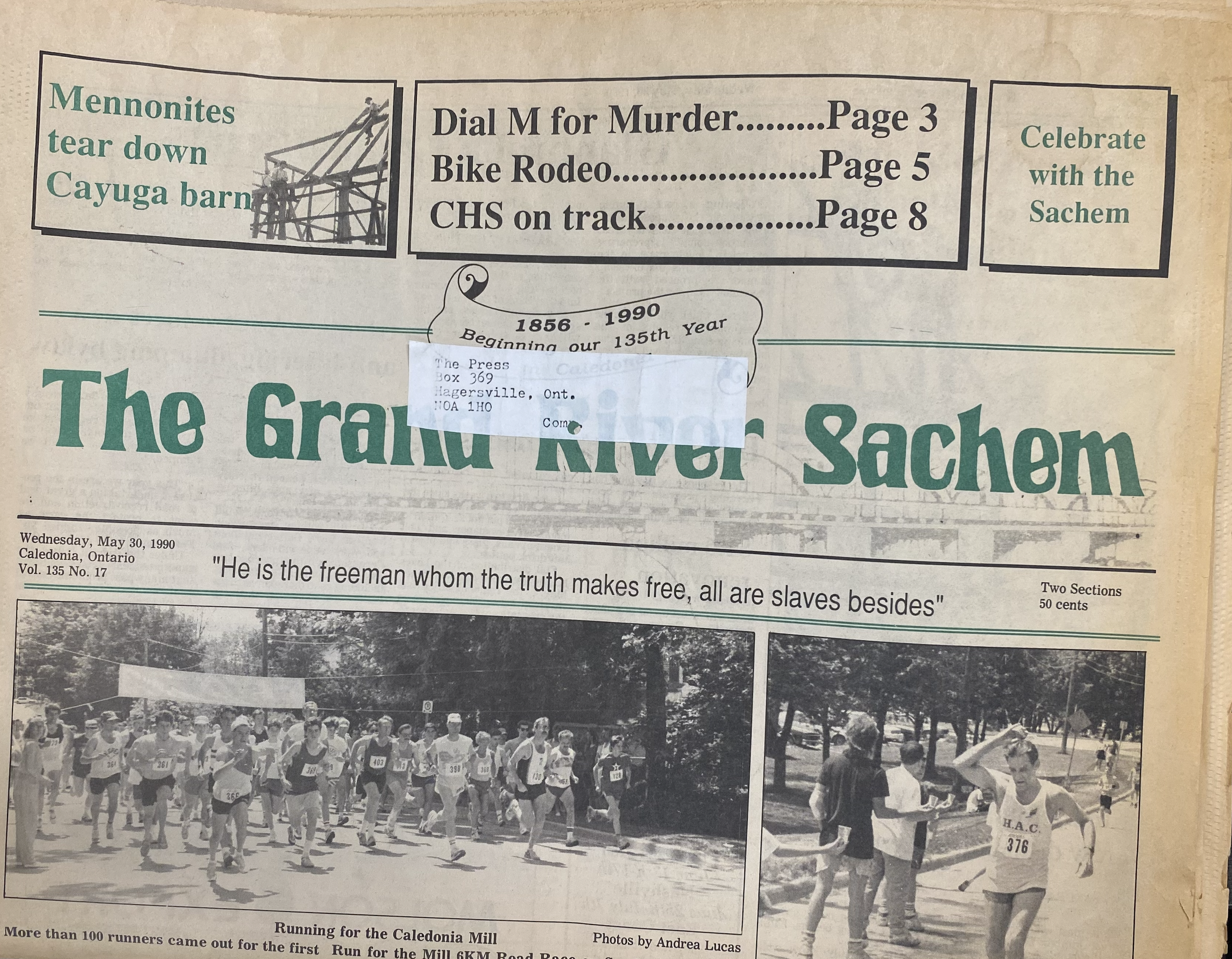 Featured image for Metroland ends Haldimand’s oldest print publication