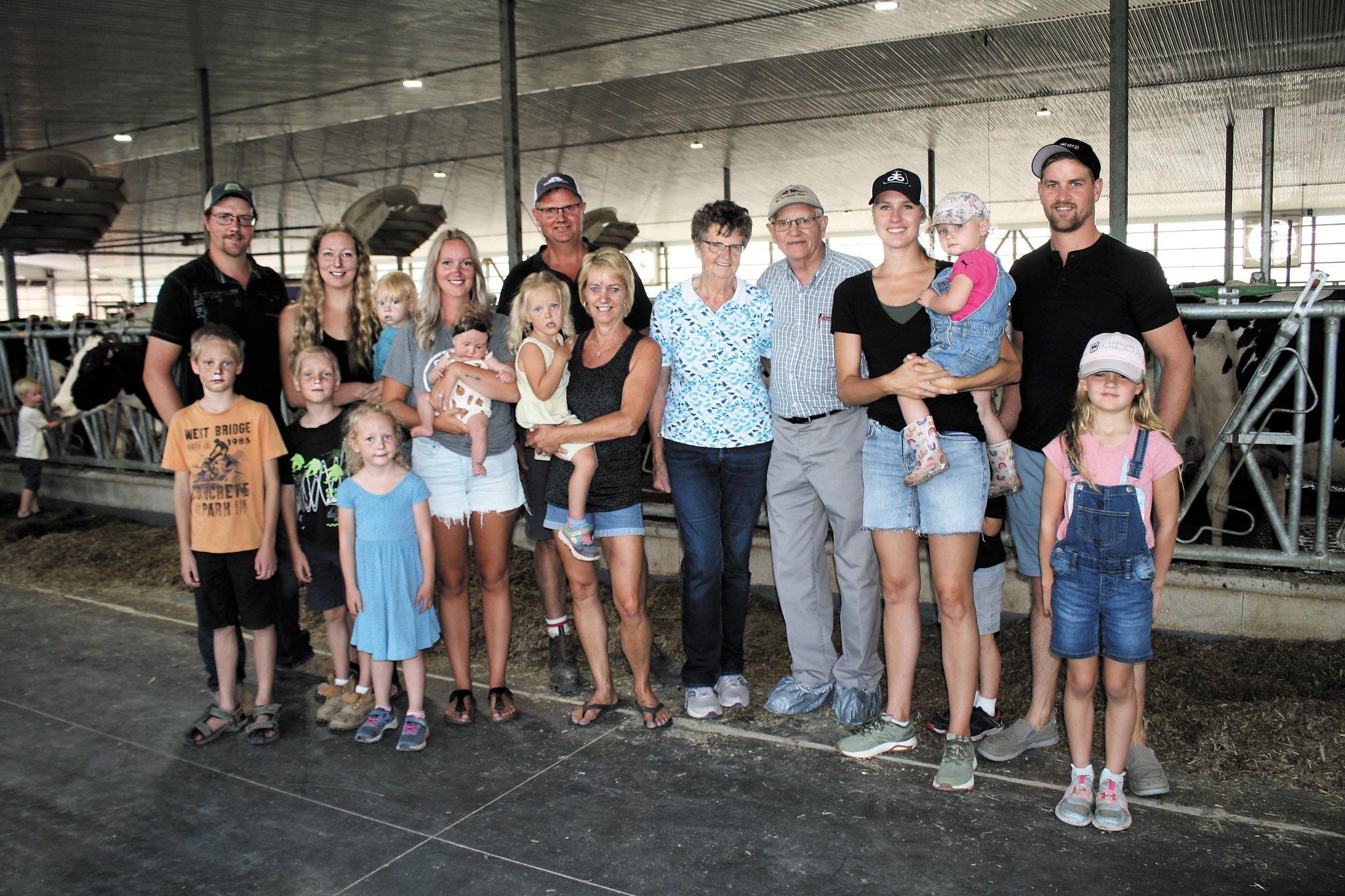 Featured image for Hundreds visit open house of new dairy barn at Van Der Molen Farms